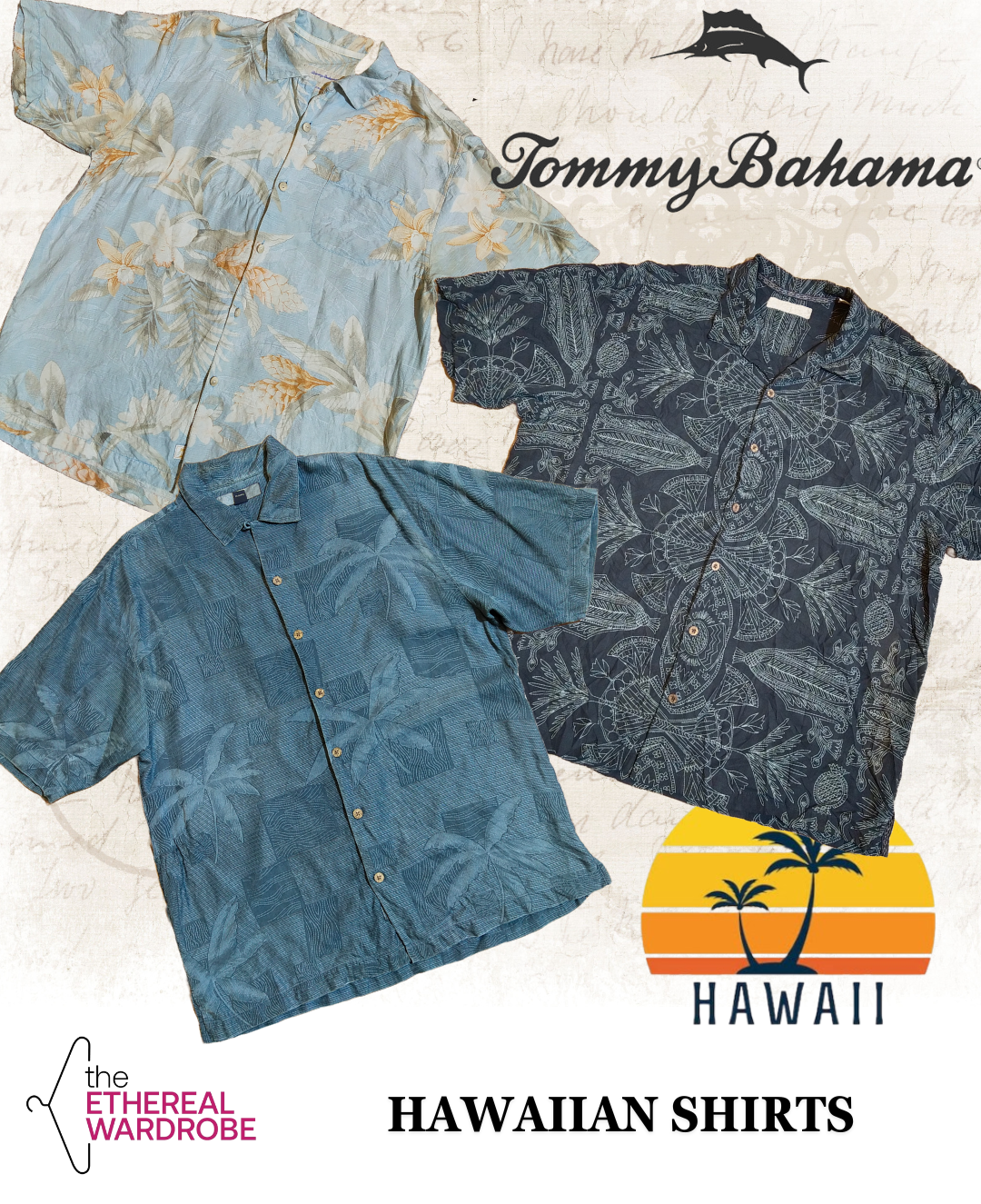 Pacchetto di 10 Camicie Hawaiane (RN#1079)