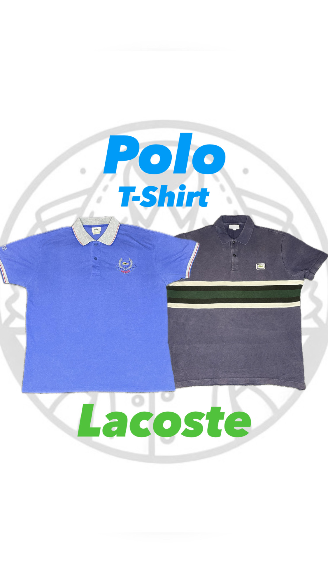 Lactose Polo T-Shirt 17 Stück