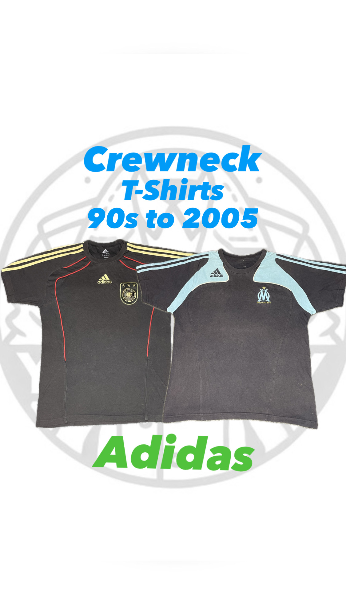 アディダス Tシャツ ヴィンテージ 90年代から2010年の古いもの