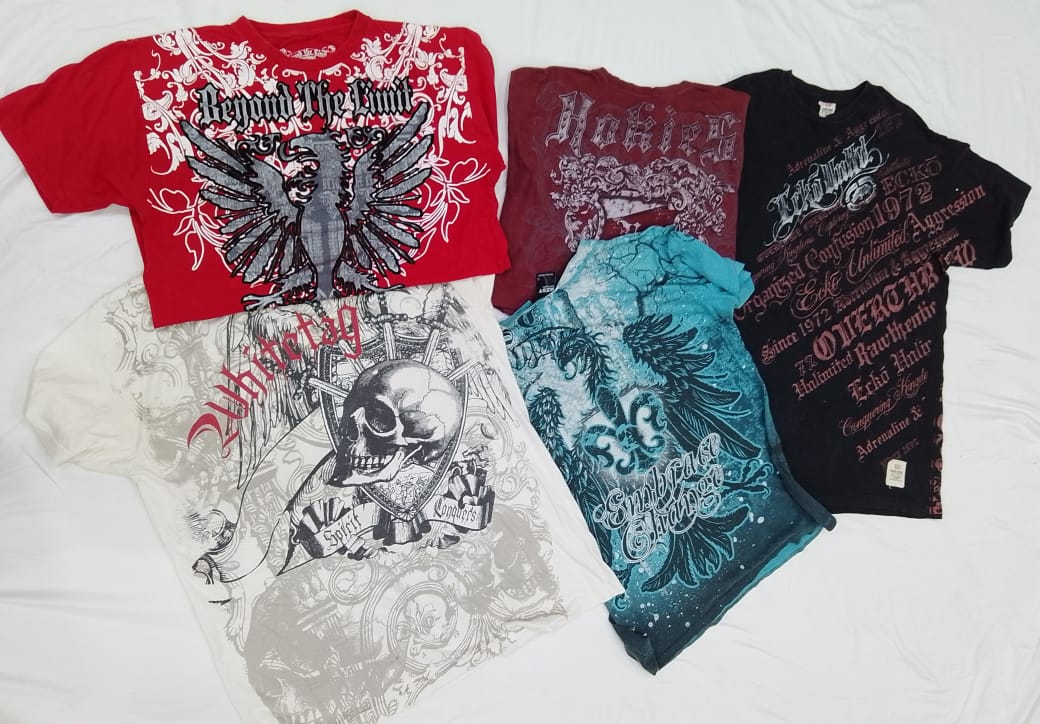 CR4284 Skull T-shirts - 20 Pcs