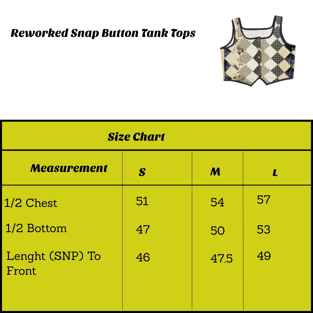 SS25 Neuinterpretierte Druckknopf-Tanktop