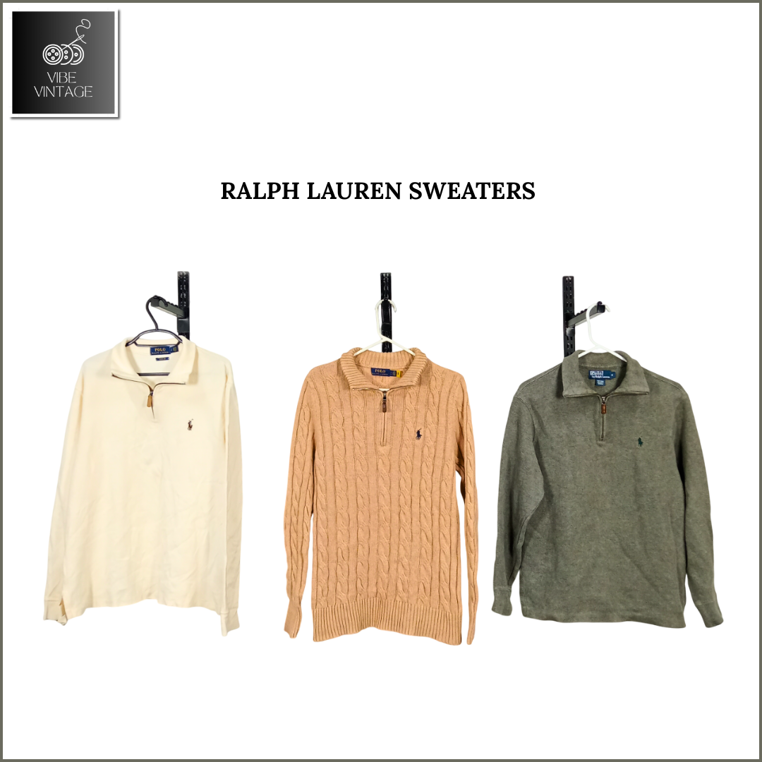 RALPH LAUREN SWEATERS - 15 PCS
