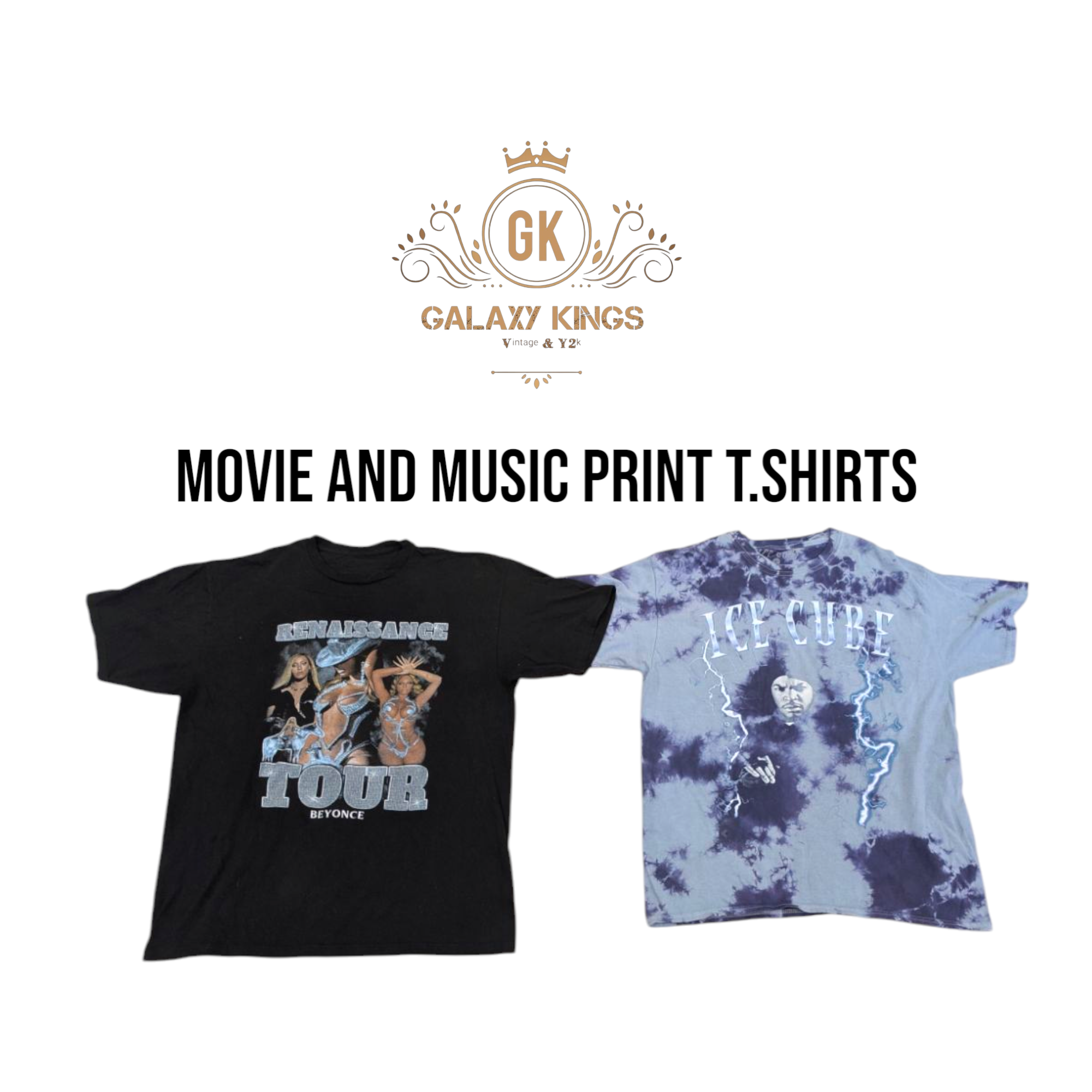 Movie And Music Print T.shirts