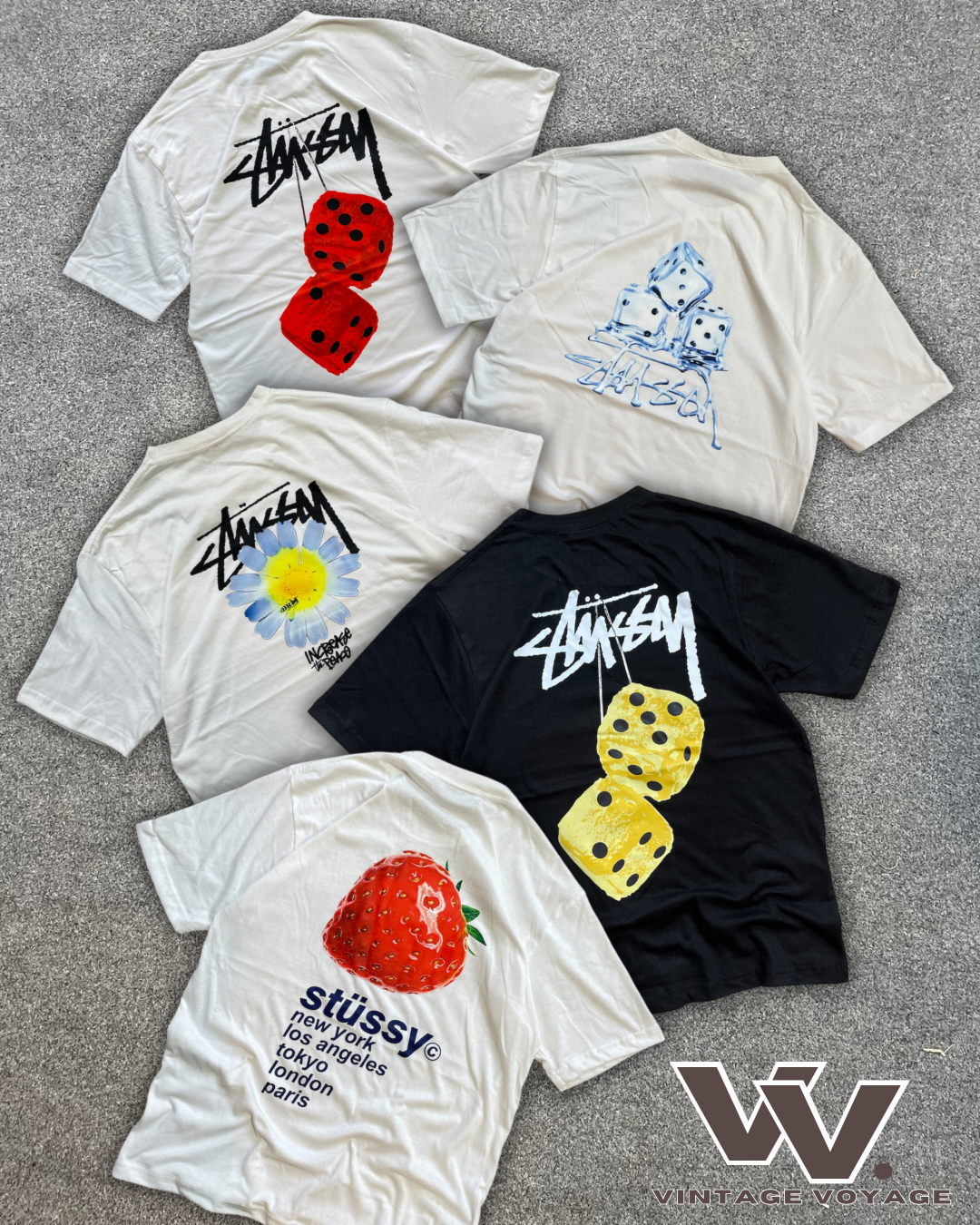 Stüssy Rework-Style-T-Shirts MOQ 40 Stück #5525