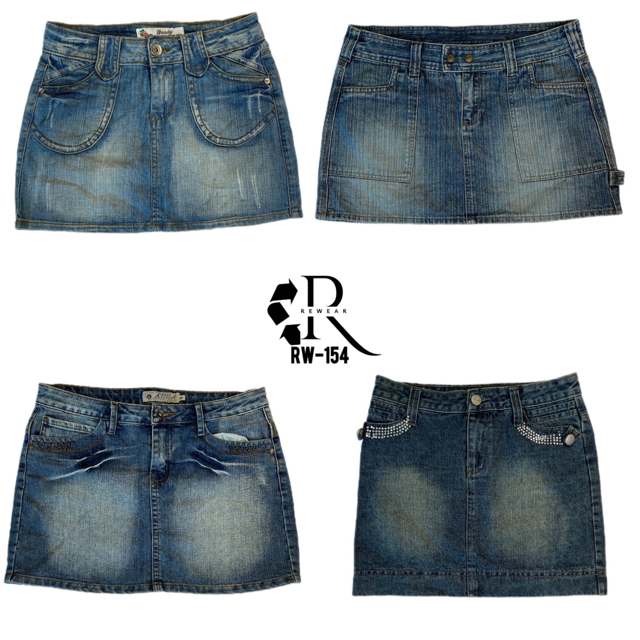 Y2K Britney Era Denim Mini Skirts
