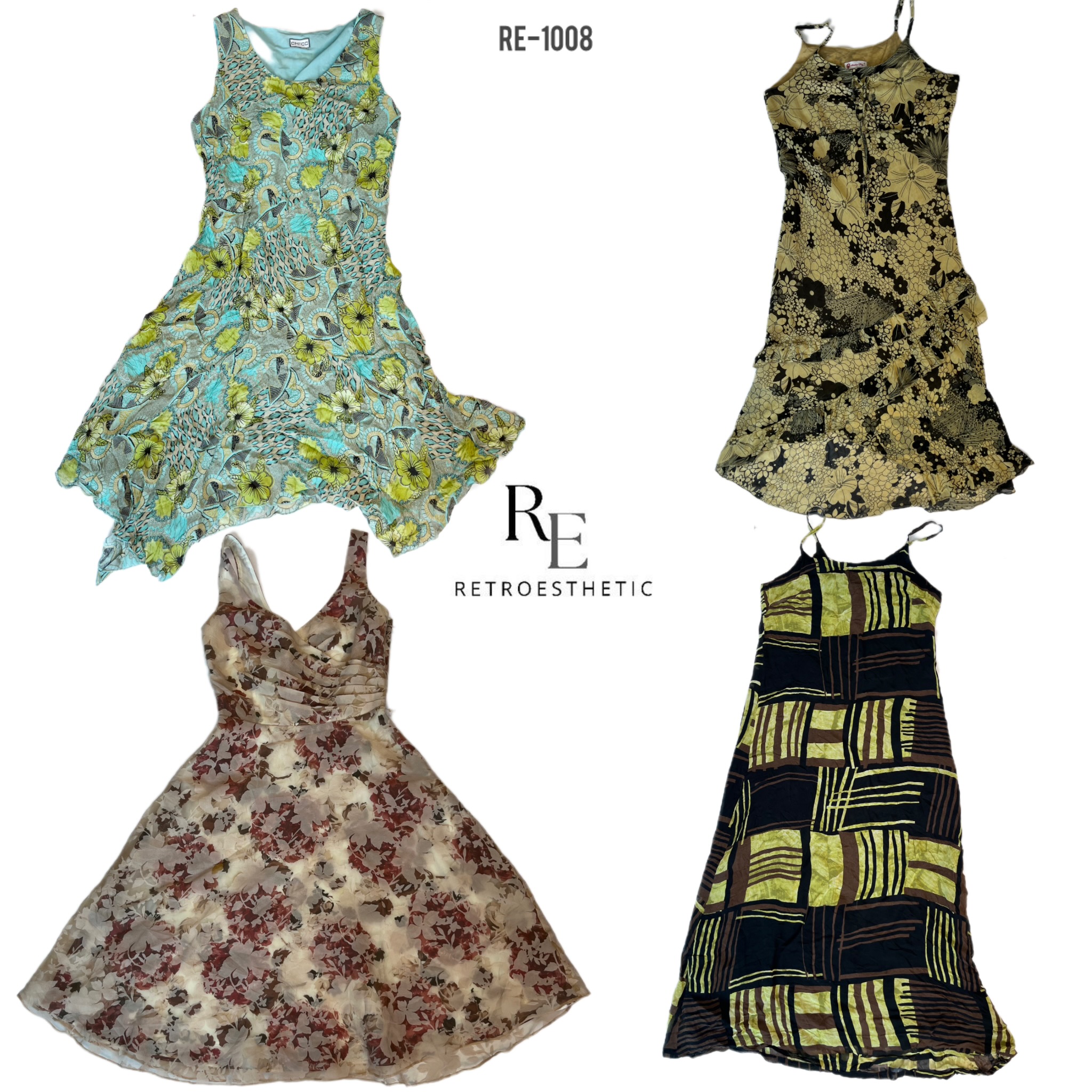 Y2K The Mysterious Girl Summer Dresses (RE-1008)