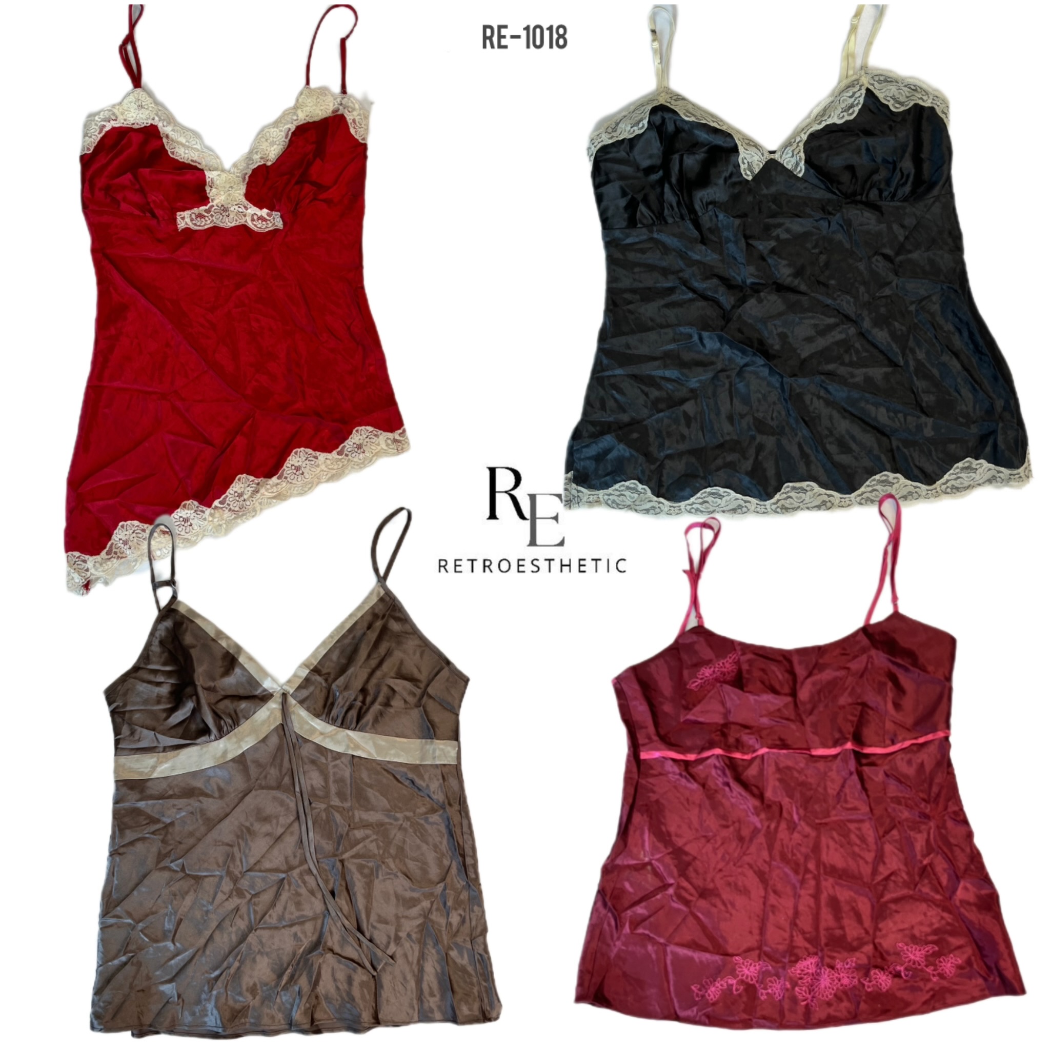 Y2K Pretty Girl Era Silk Slips (RE-1018)