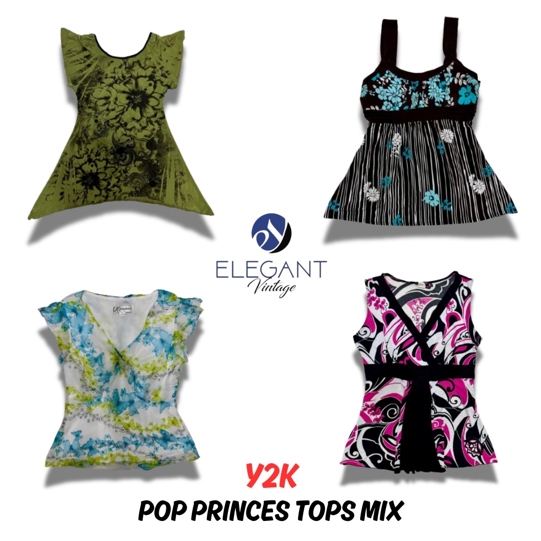 Y2K Pop Princess Top Mix - 10 pieces - EV0248