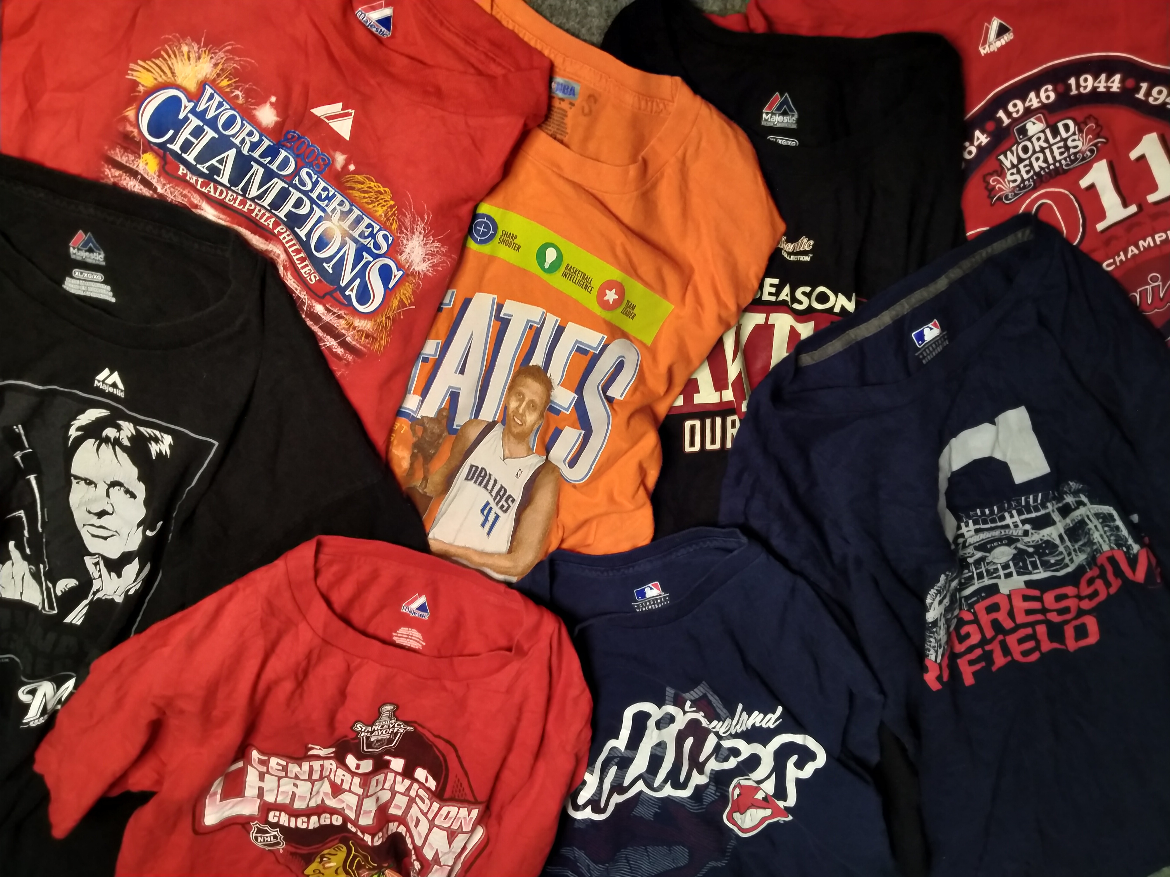 Vintage Majestic, NBA T-Shirts