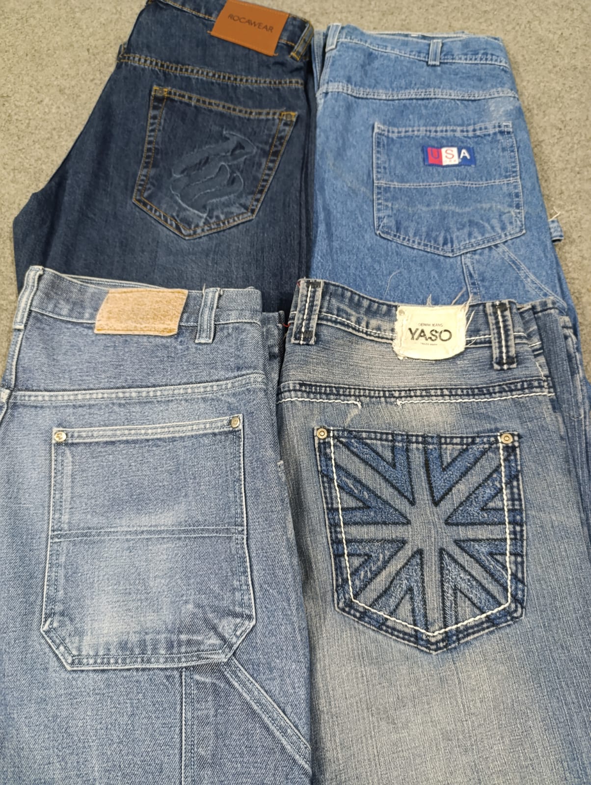 #628 Men Baggy Jeans -12