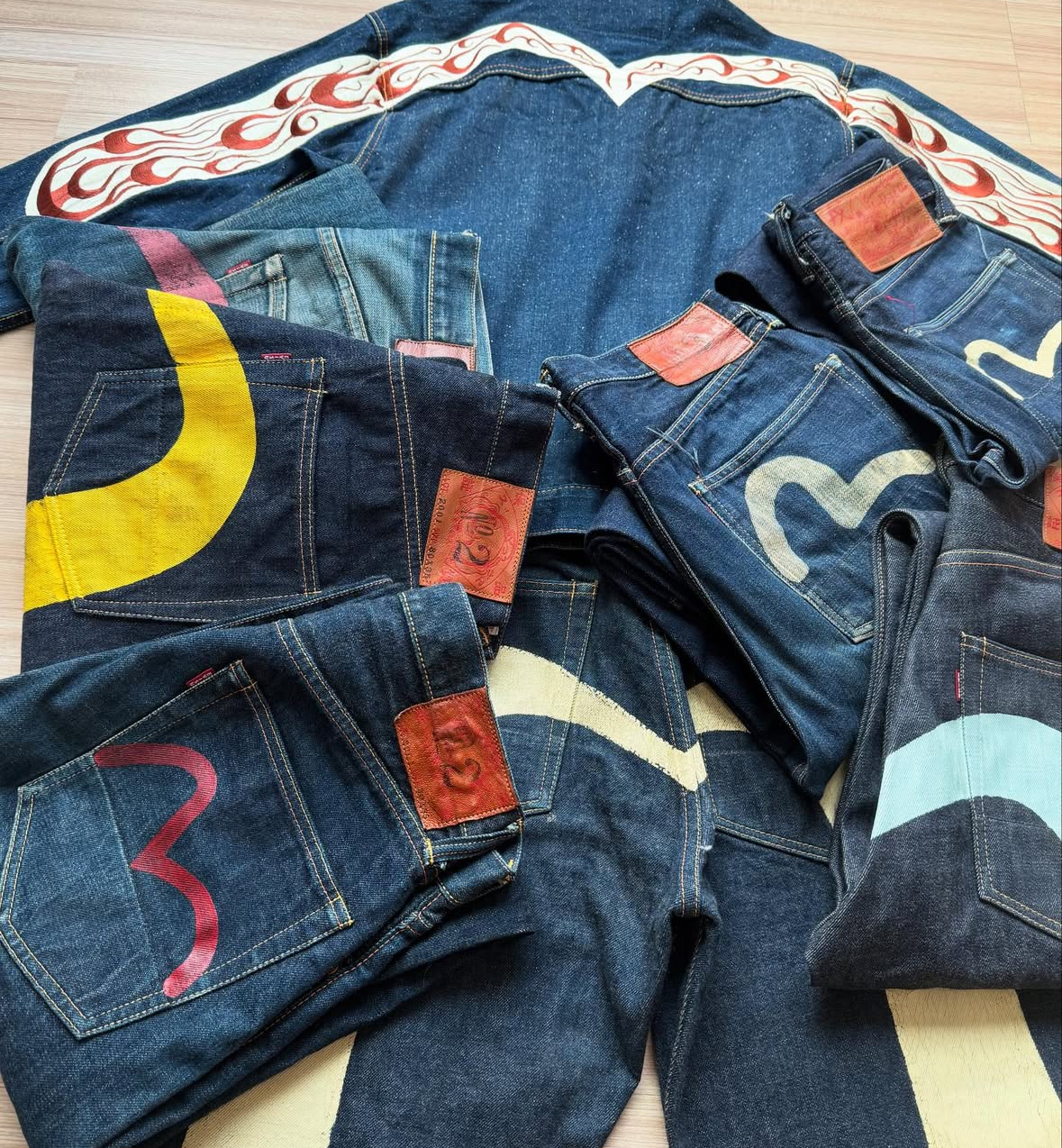 Evisu Diacock Big Logo Jeans