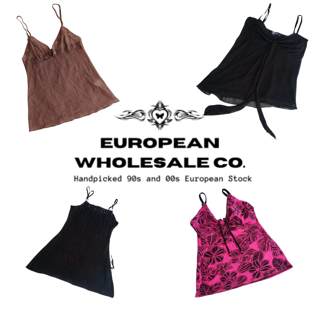Y2K European All Aesthetics Summer Cami Tops