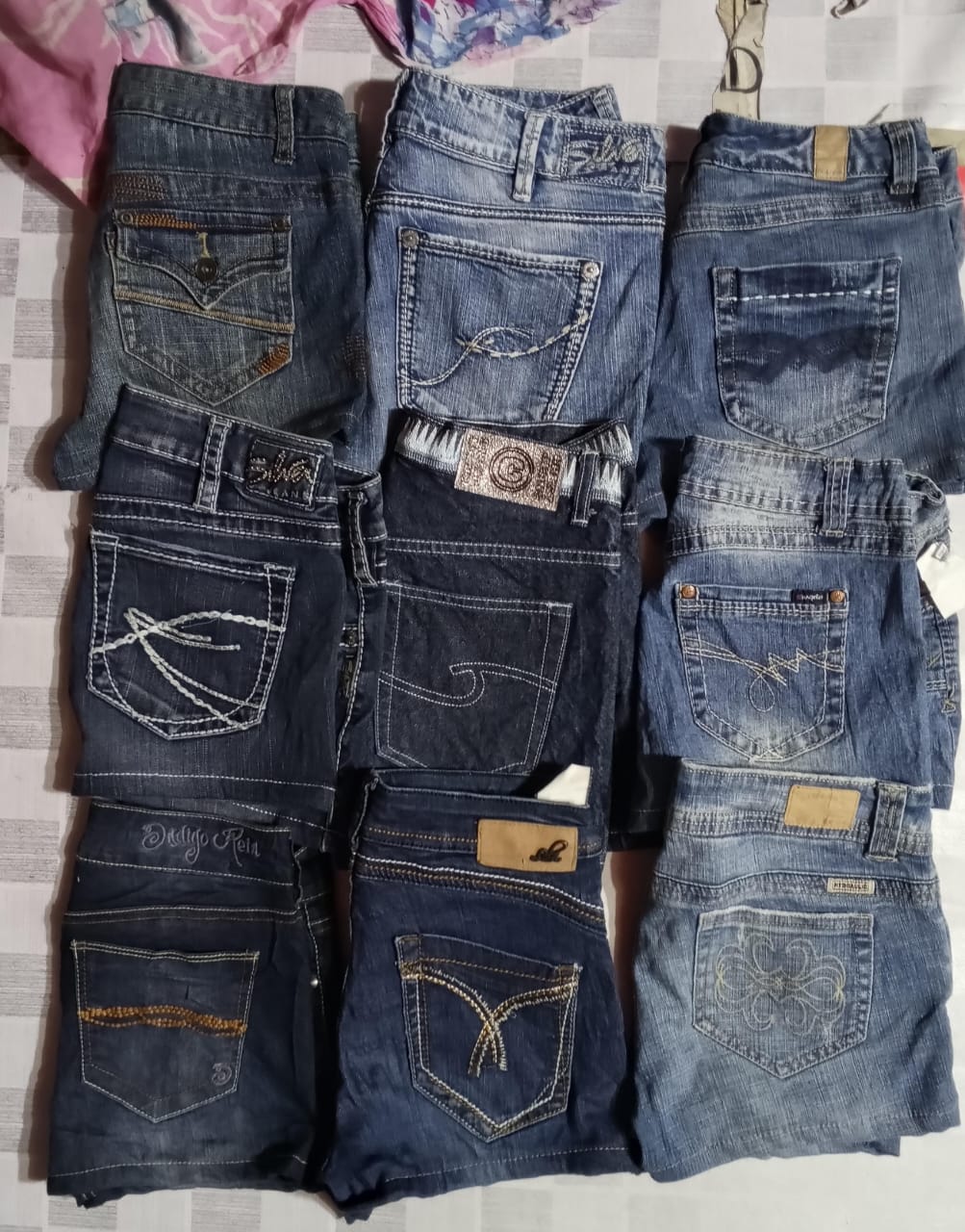 SILVER ANGELS AND MIX BRANDS MINI SHORTS (ID 1006)