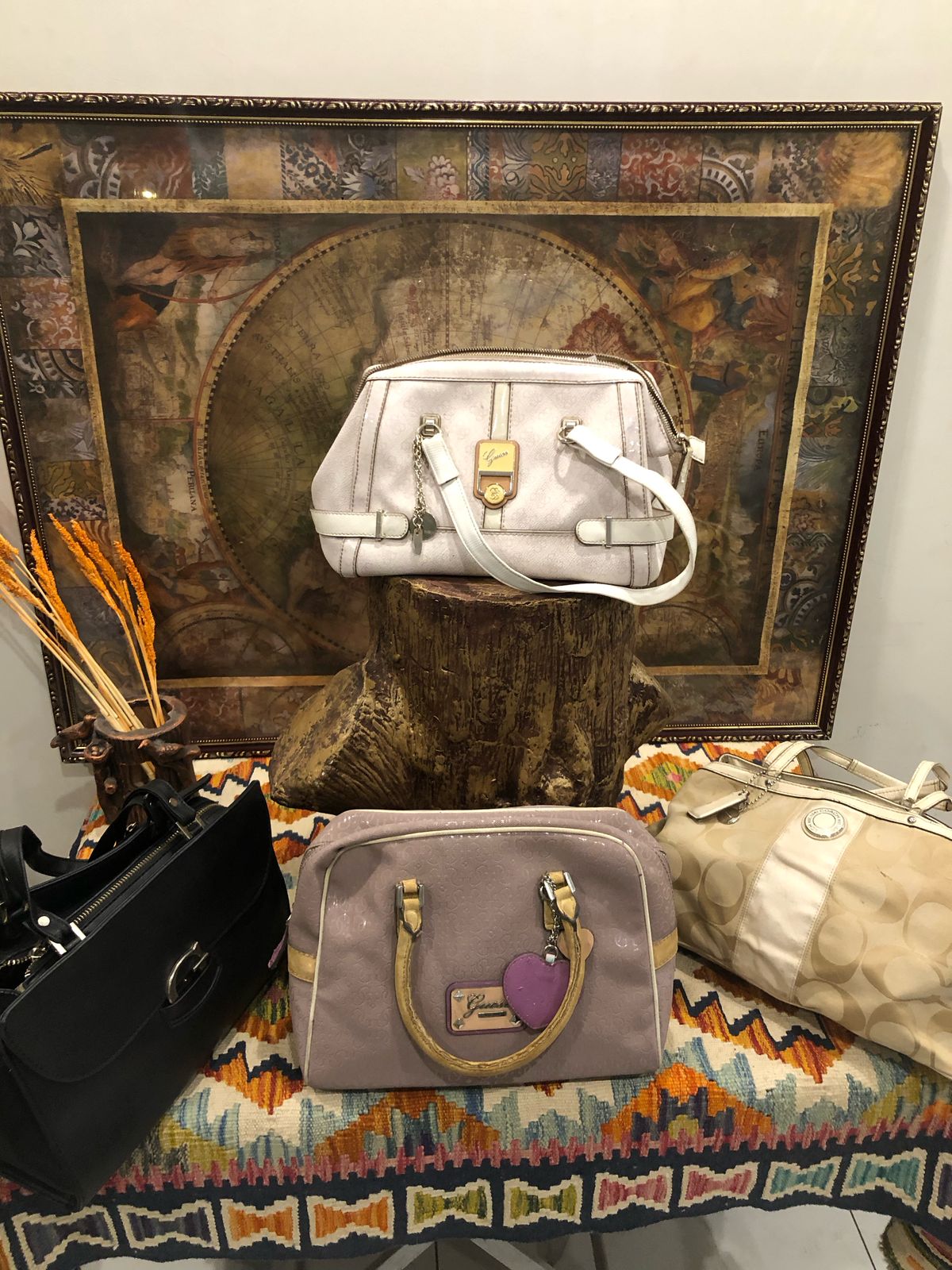 Coach, Guess e altro. Bundle di 10 borse a mano di alta qualità.