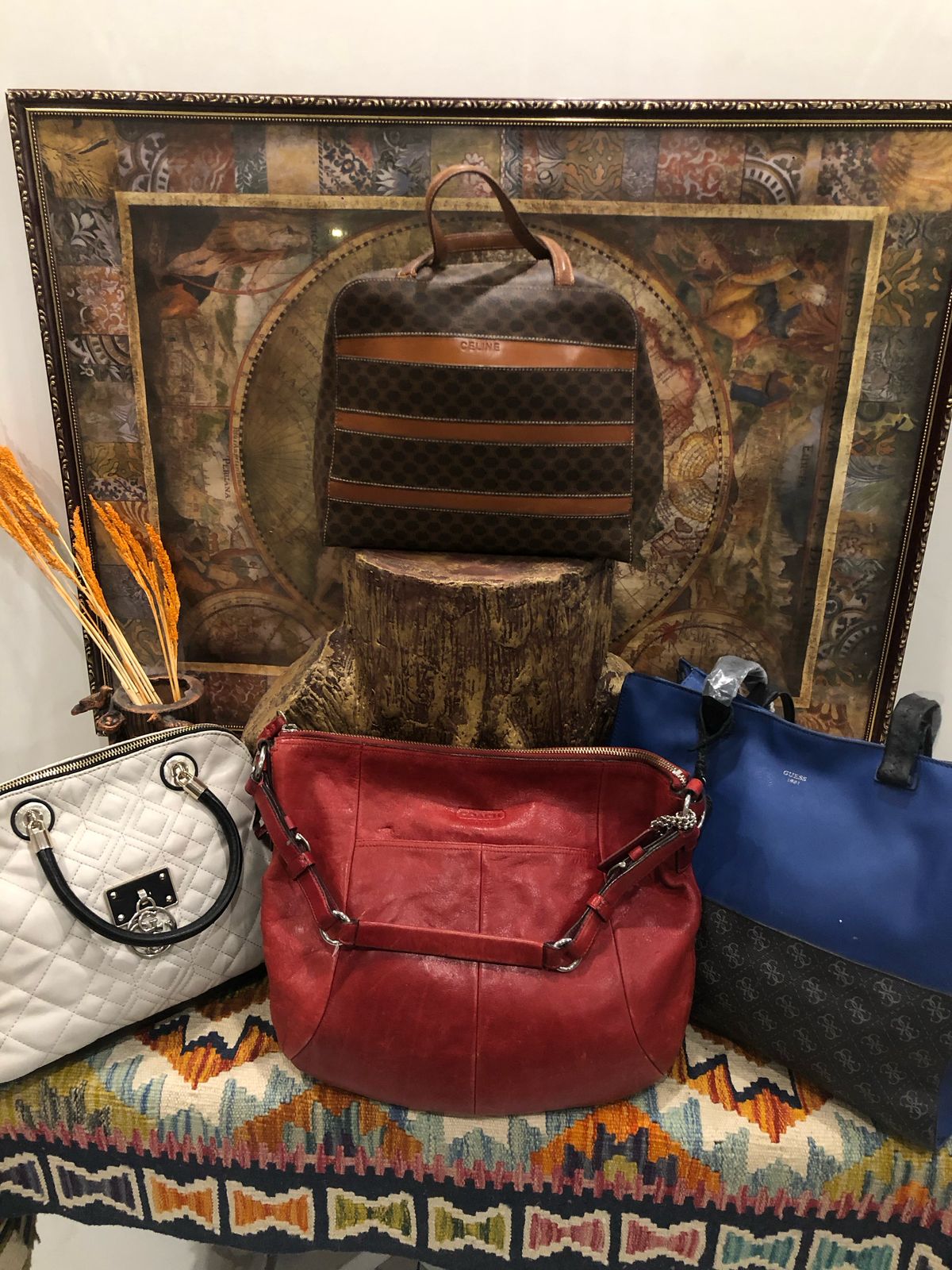 Celine, Guess e altro. Bundle di 10 borse premium.