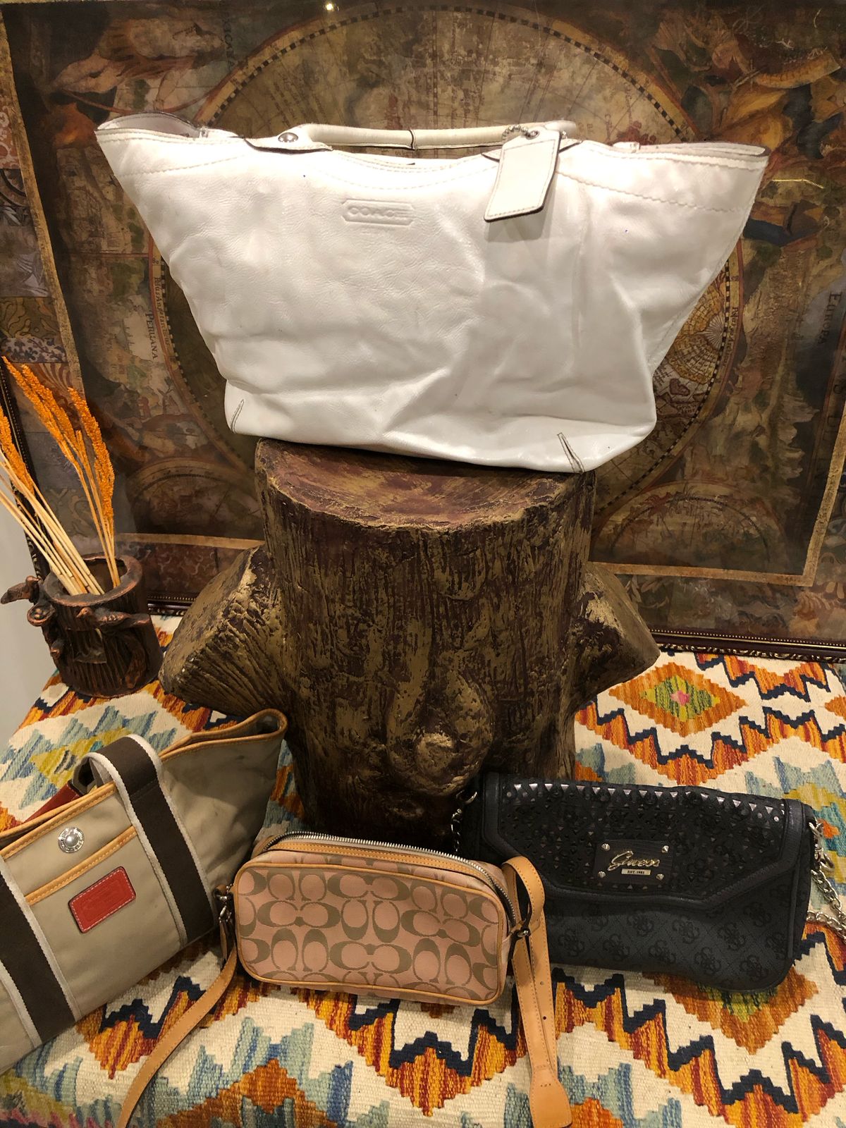 Coach, Guess e altro. Bundle di 10 borse a mano premium.