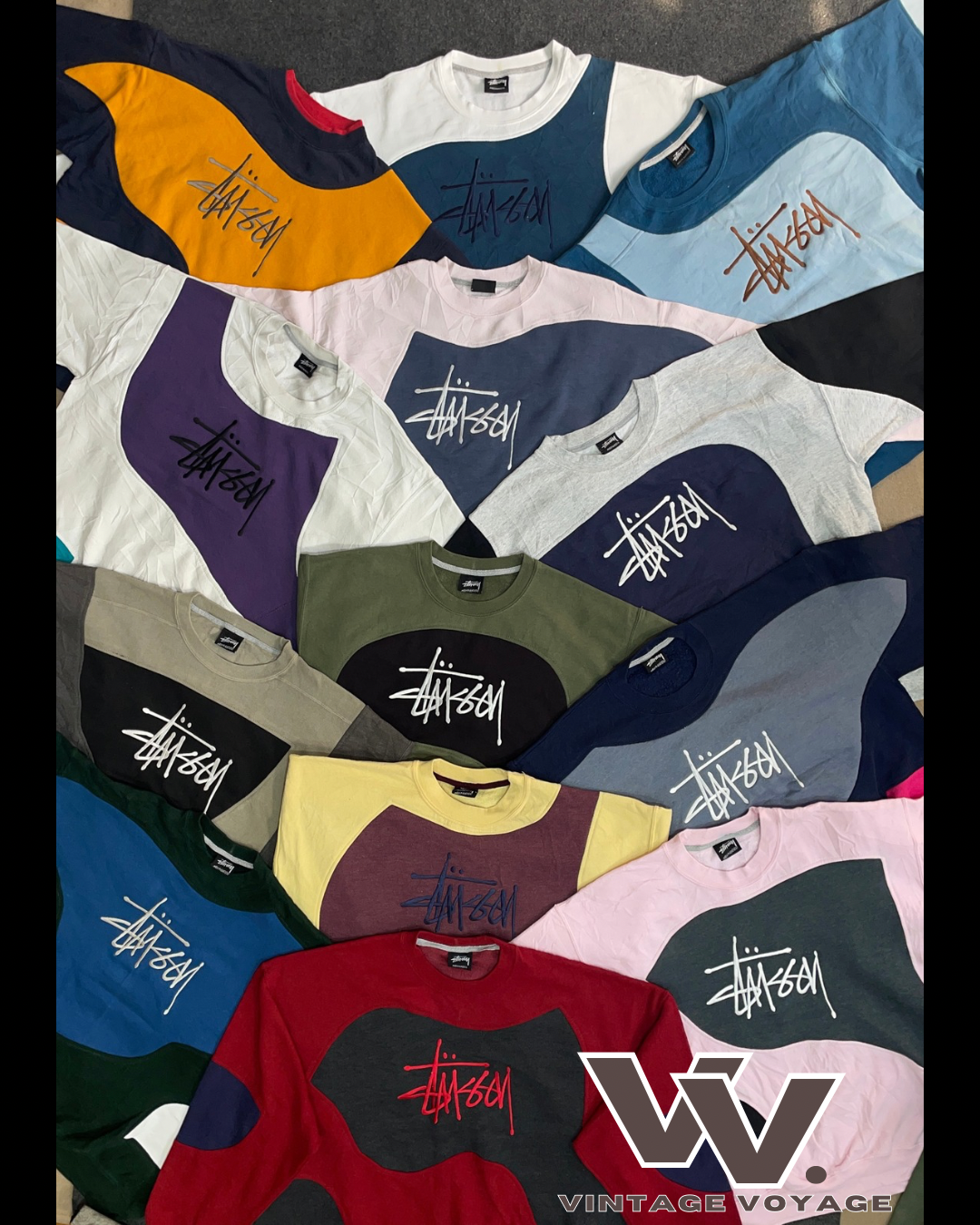 Stüssy rework style Sweatshirts MOQ 20pcs #6525