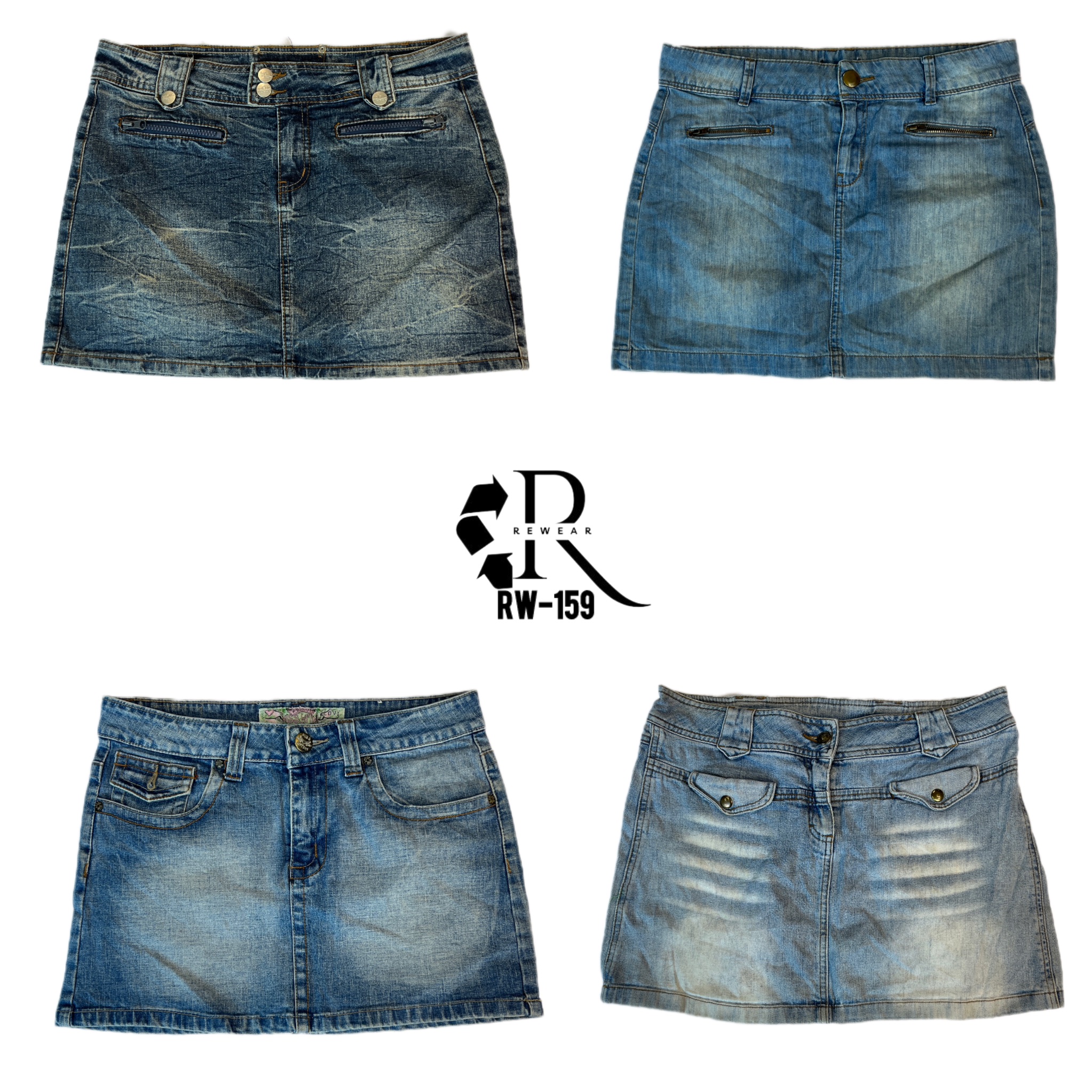 Micro Saia de Jeans IT Girl Y2K