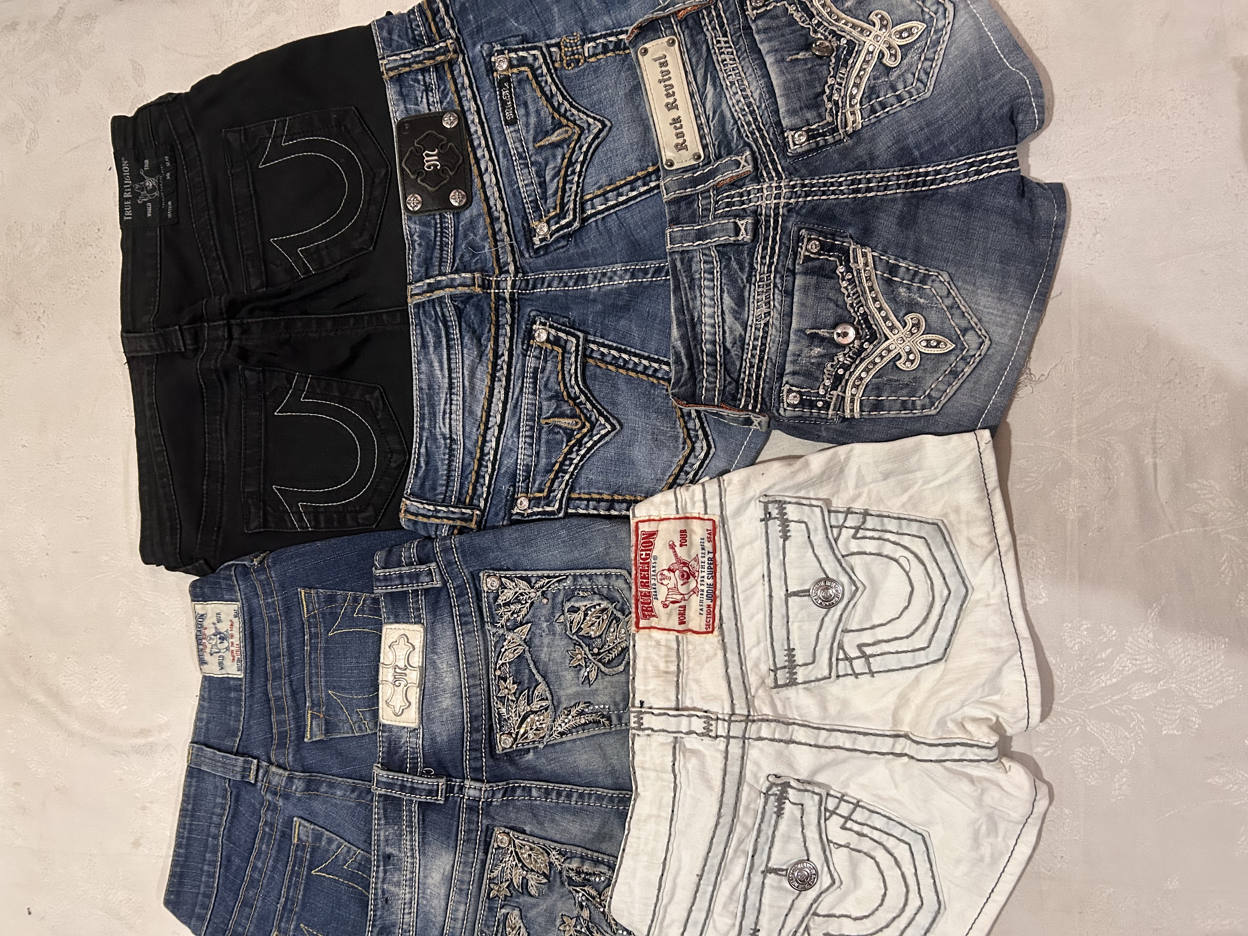 Miss me true religion rock revival sexy shorts 14 pcs