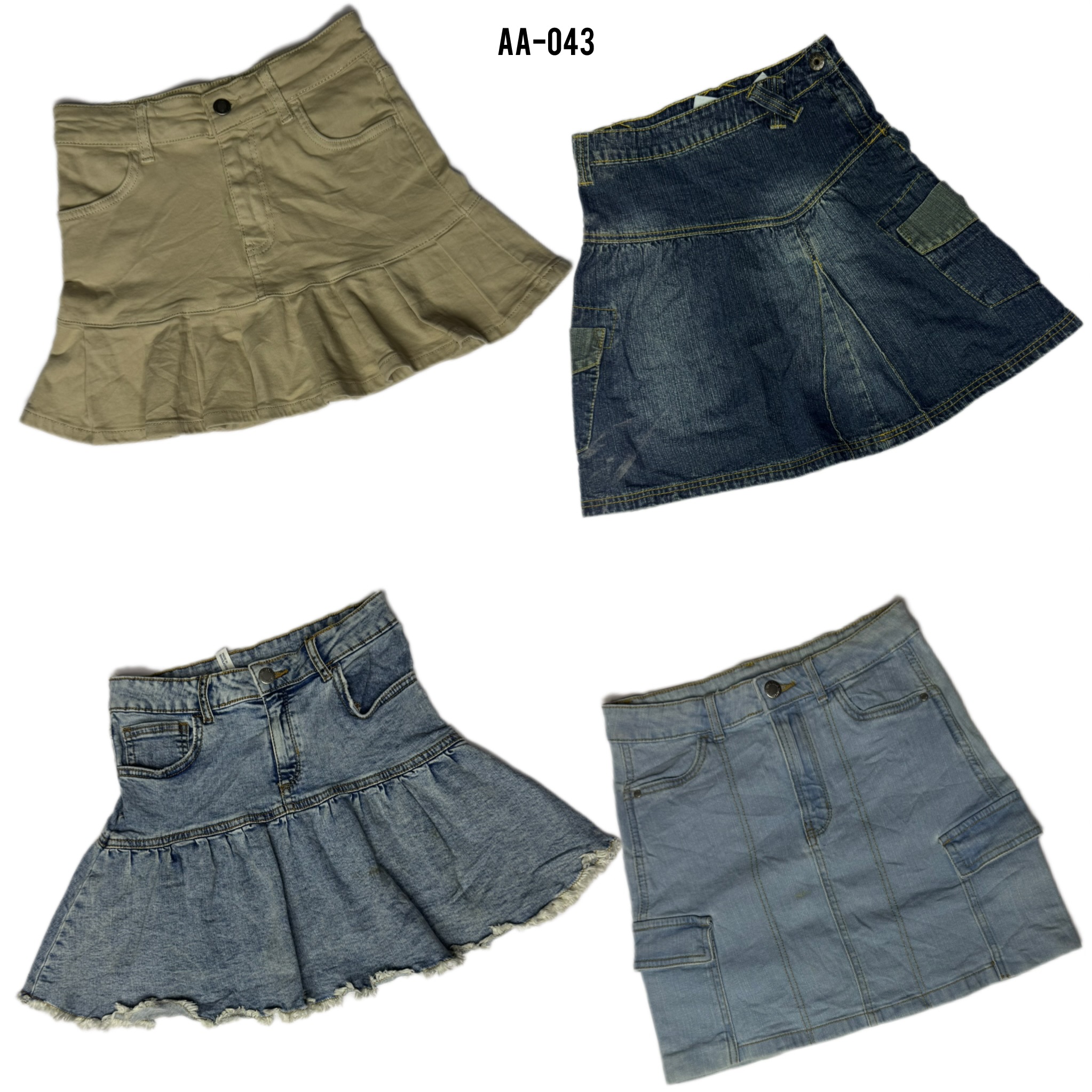 Y2K Britney Era Denim Mini Skirts (AA-043)