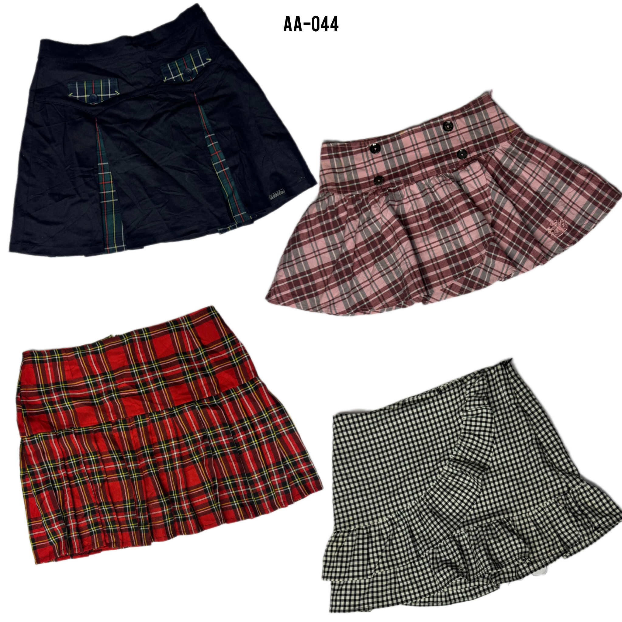 Y2K Pretty Girl Era Checkered Mini Skirts (AA-044)