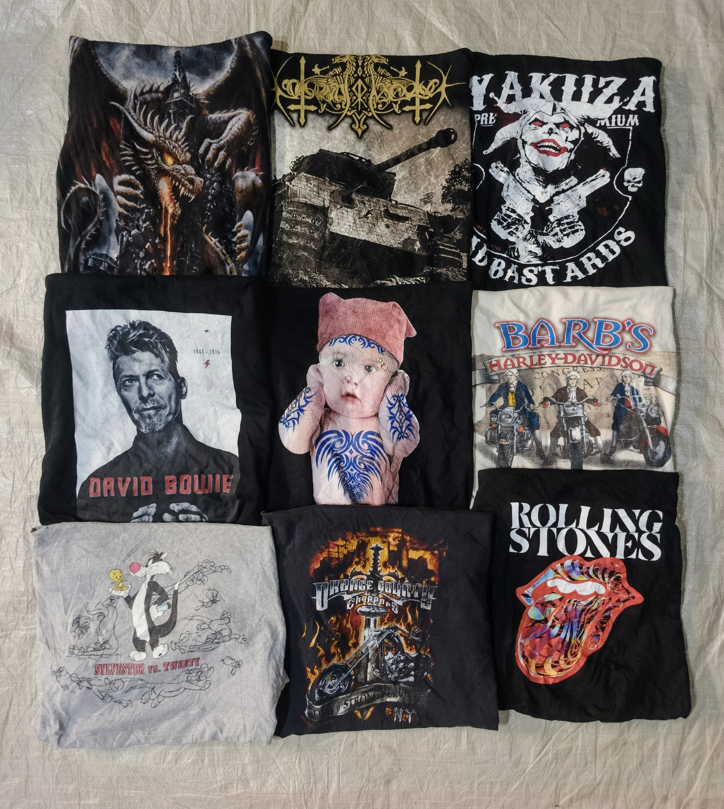 musique et t-shirts imprimés