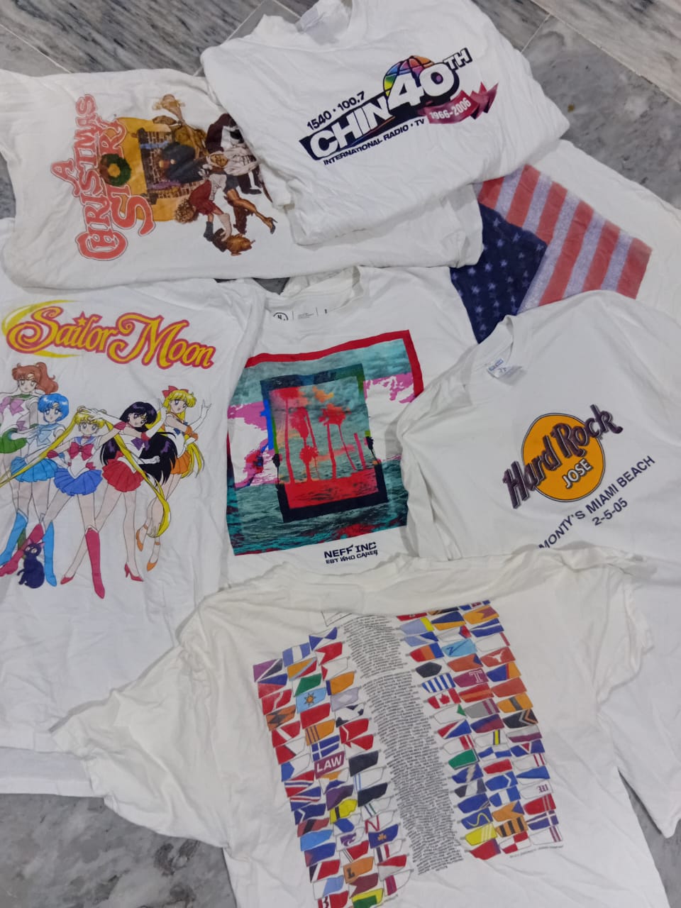 ヴィンテージホワイトTシャツ