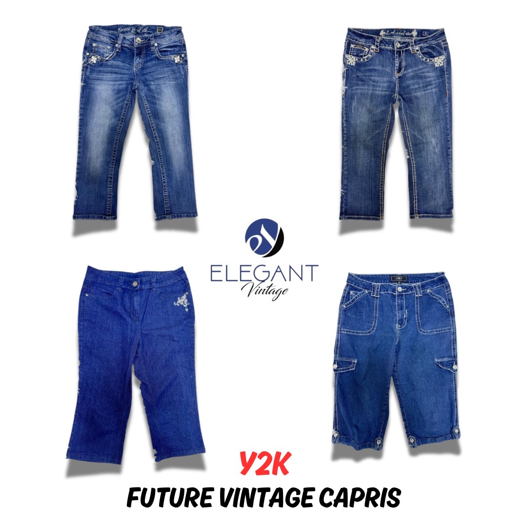 Y2K Future Vintage Capris - 12 pieces - EV0260