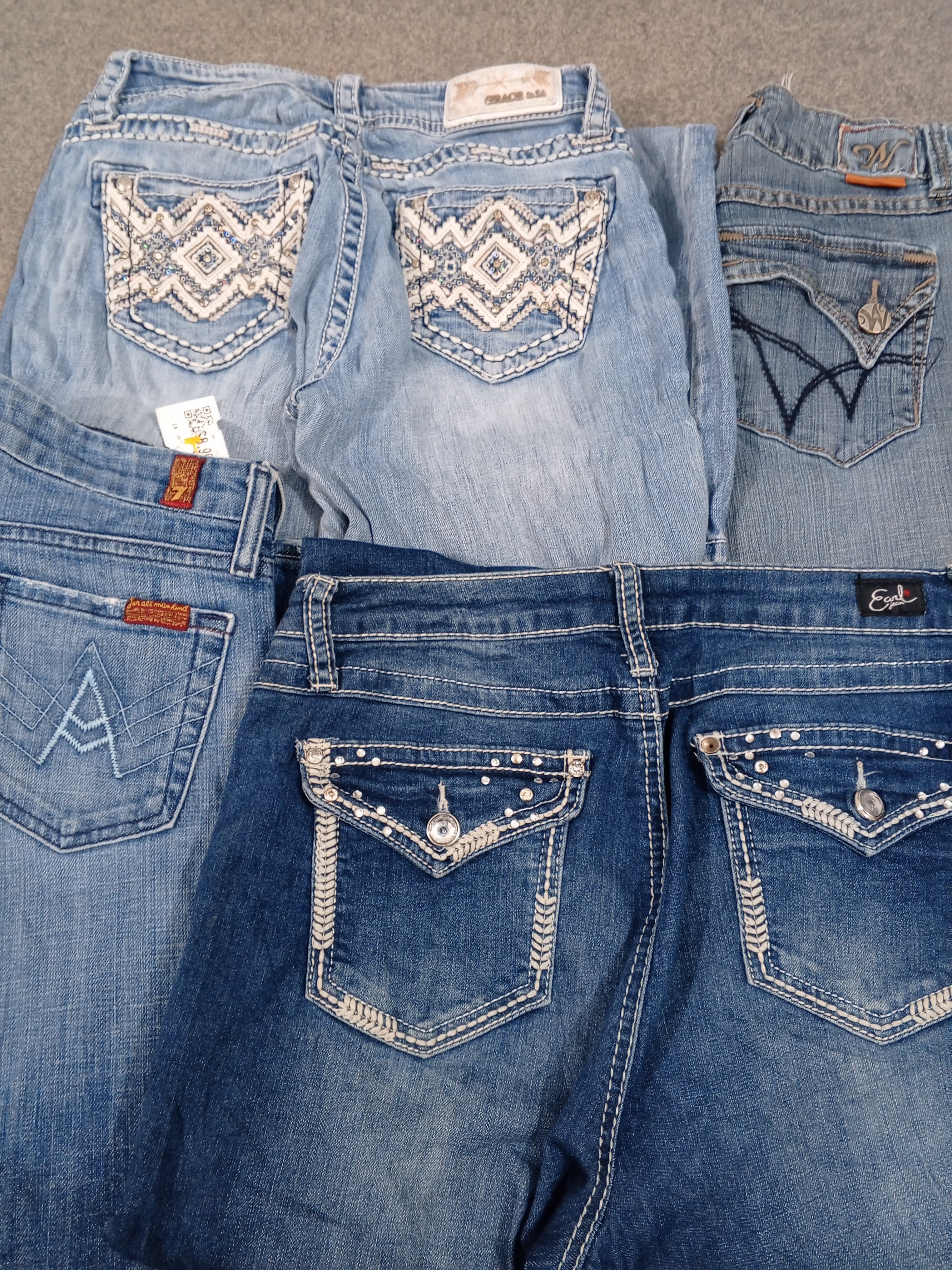 Jeans a campana HD804 Ladies Y2K - 13 pezzi