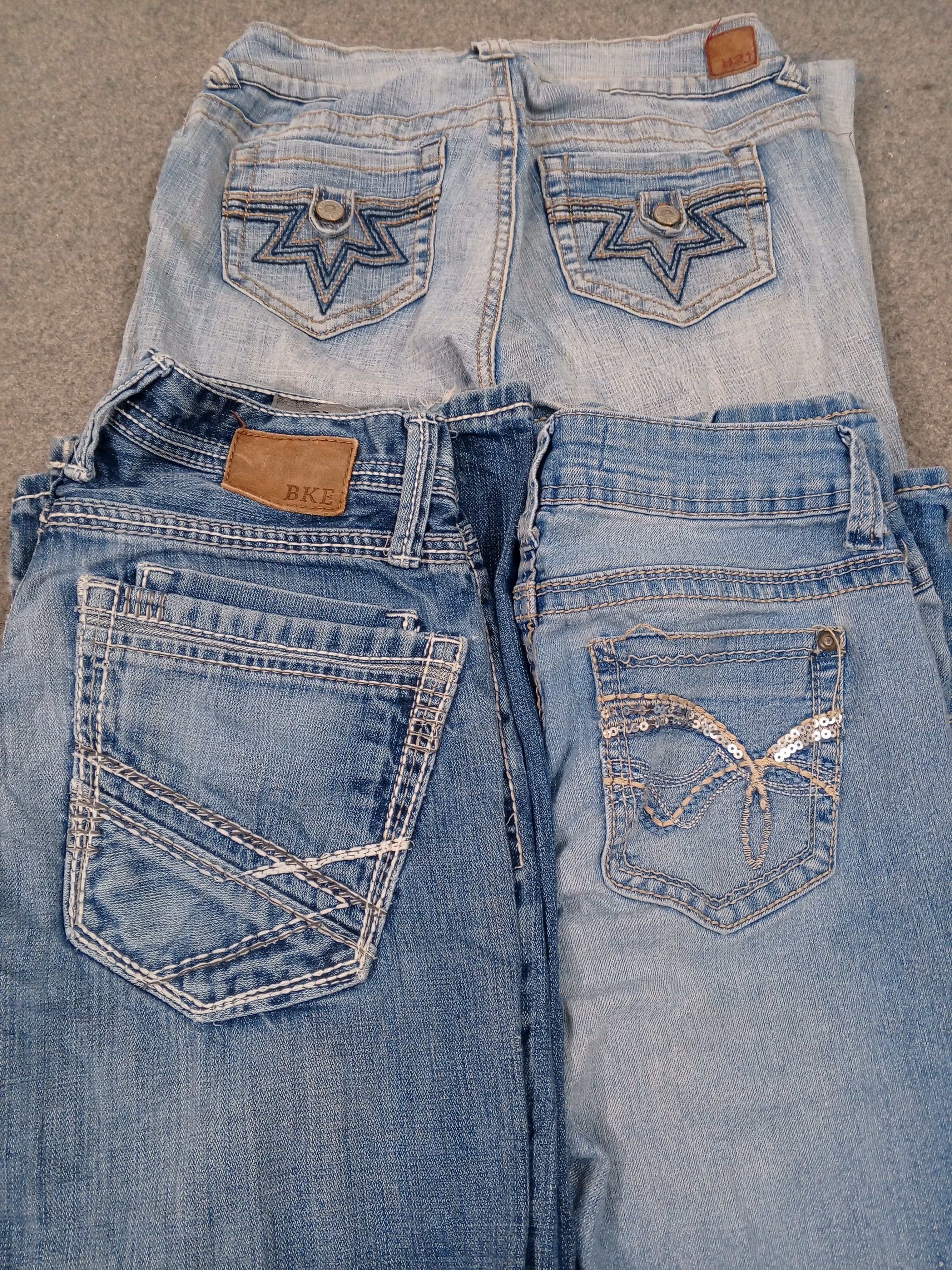 HD802 Jeans Flared da Donna Y2K - 13 pezzi