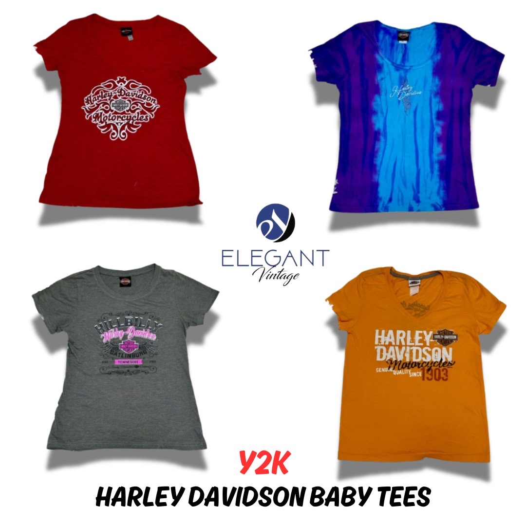T-shirts bébés Y2K Harley Davidson - 23 pièces - EV0270