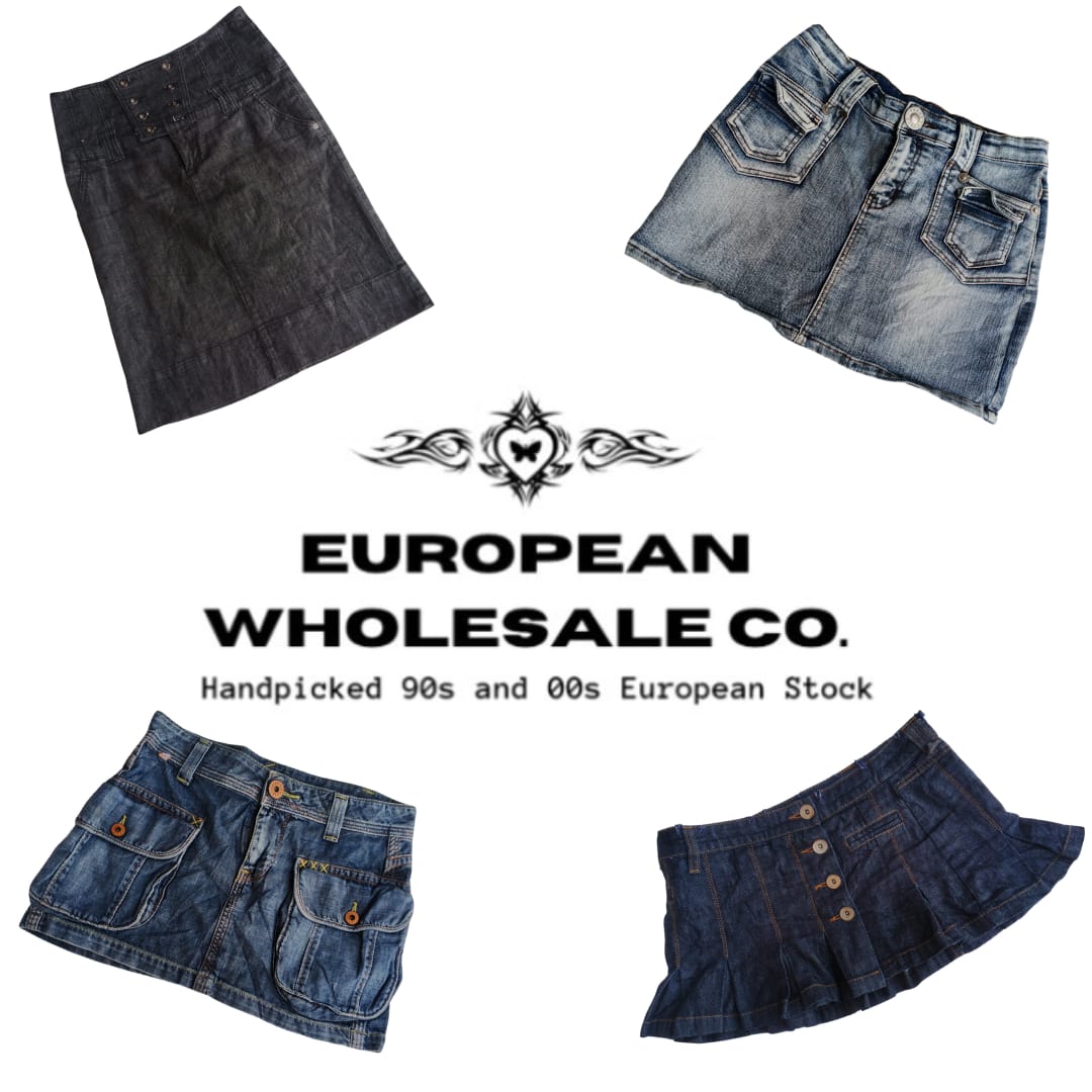 Y2K Britney Era Denim Mini Skirts Mix(EWC75)Mix