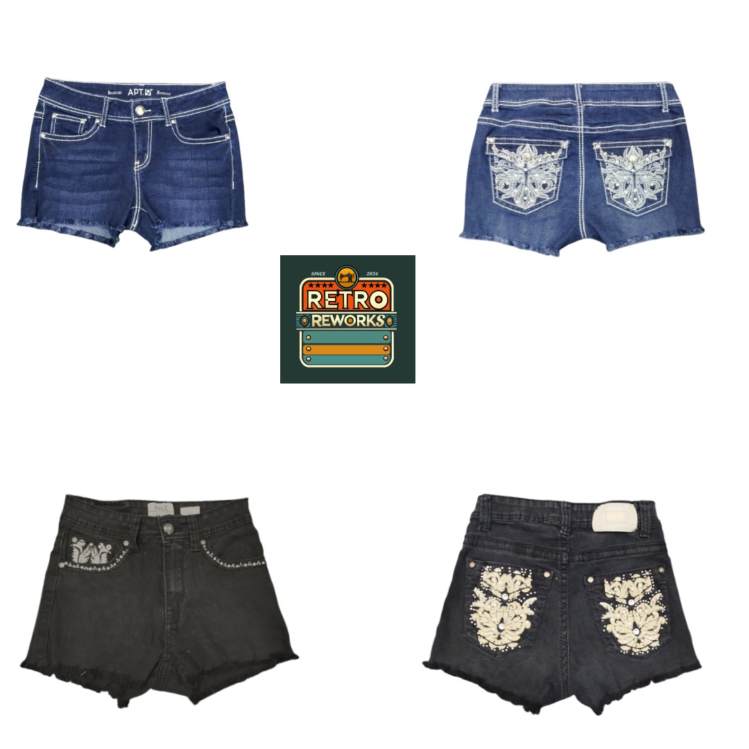 SS25 Reworked UnBranded Denim Hot Shorts