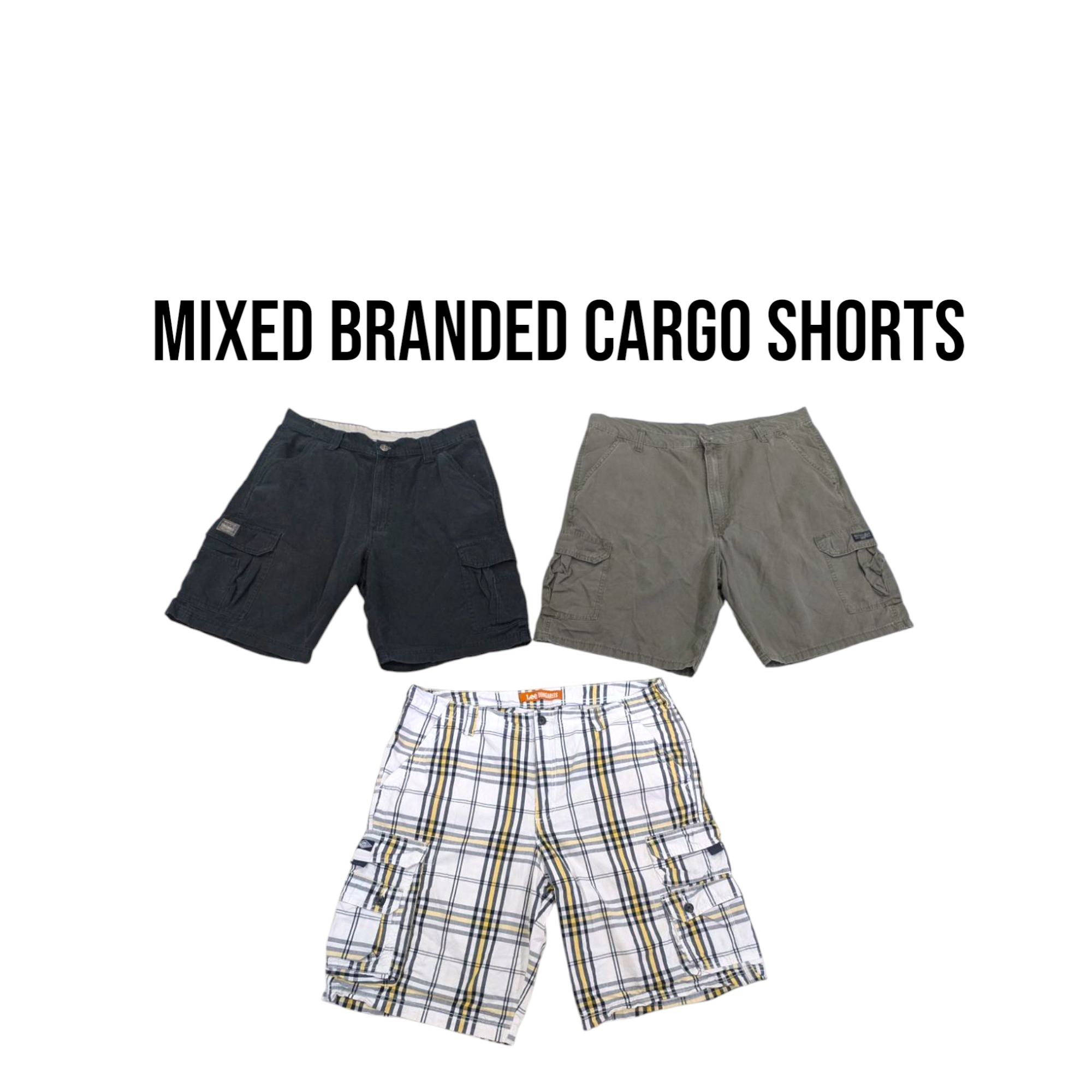 Shorts Cargo de Marca Mista