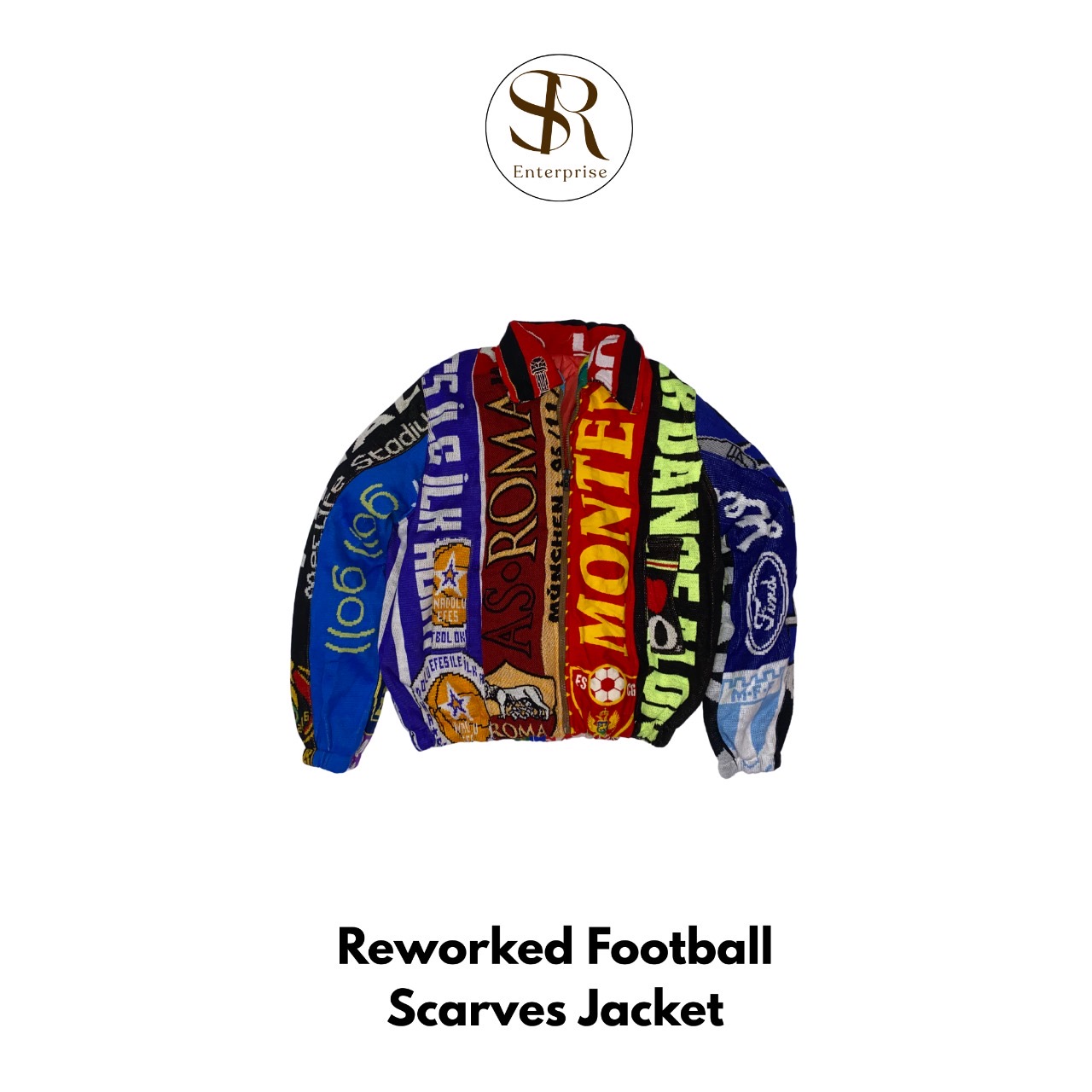 Veste en Écharpes de Football Retravaillées