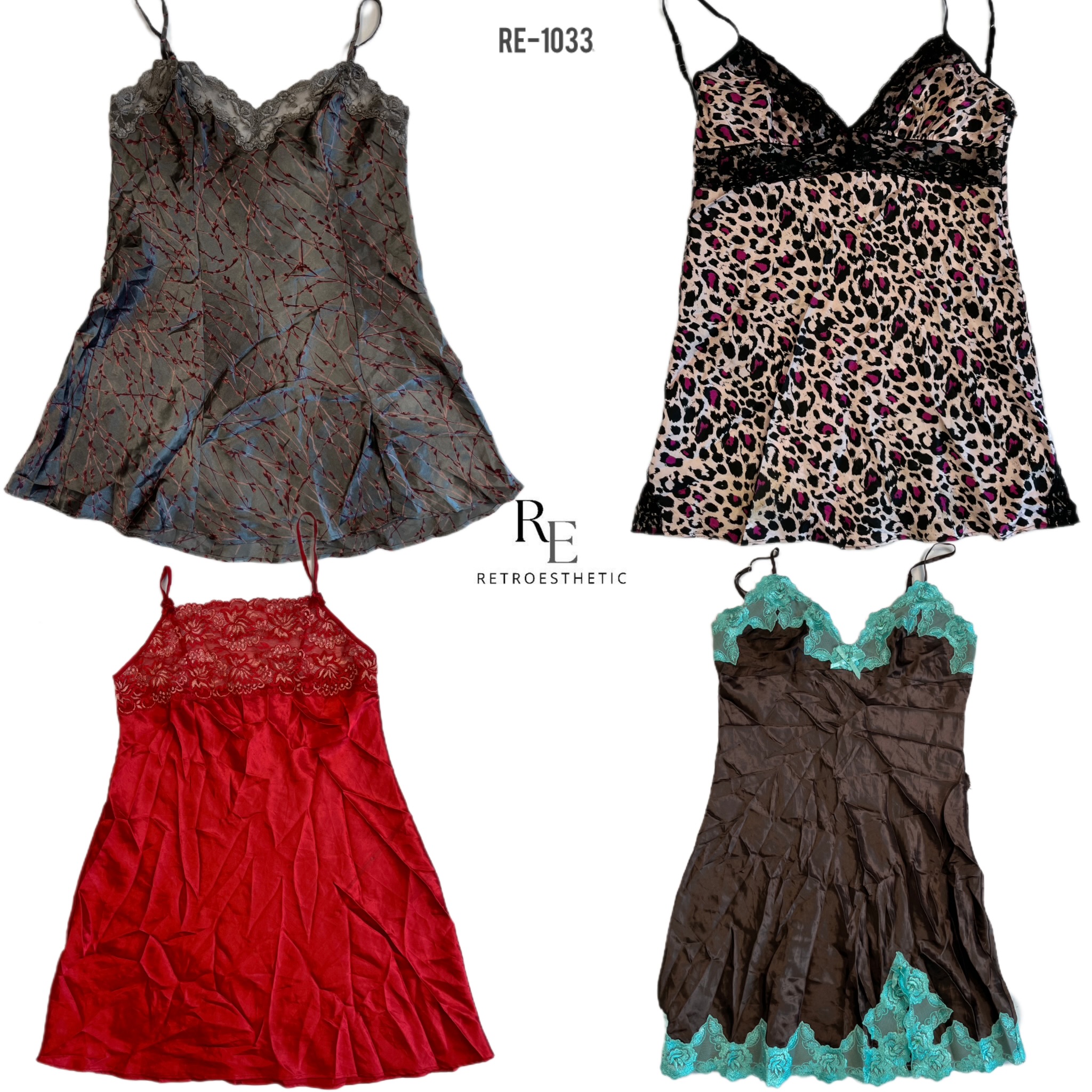 Y2K Mignon Soie Robes (RE-1033)