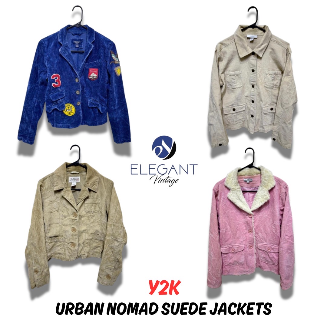 Chaquetas de ante Urban Nomad Y2K - 10 piezas - EV0287