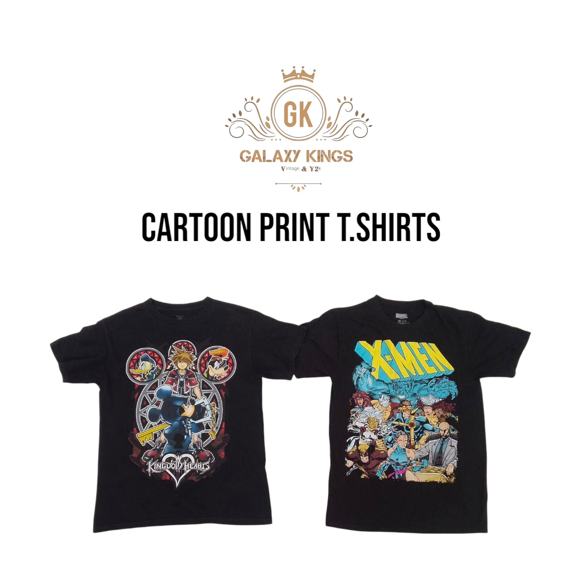 T.shirts con stampa di cartoni animati