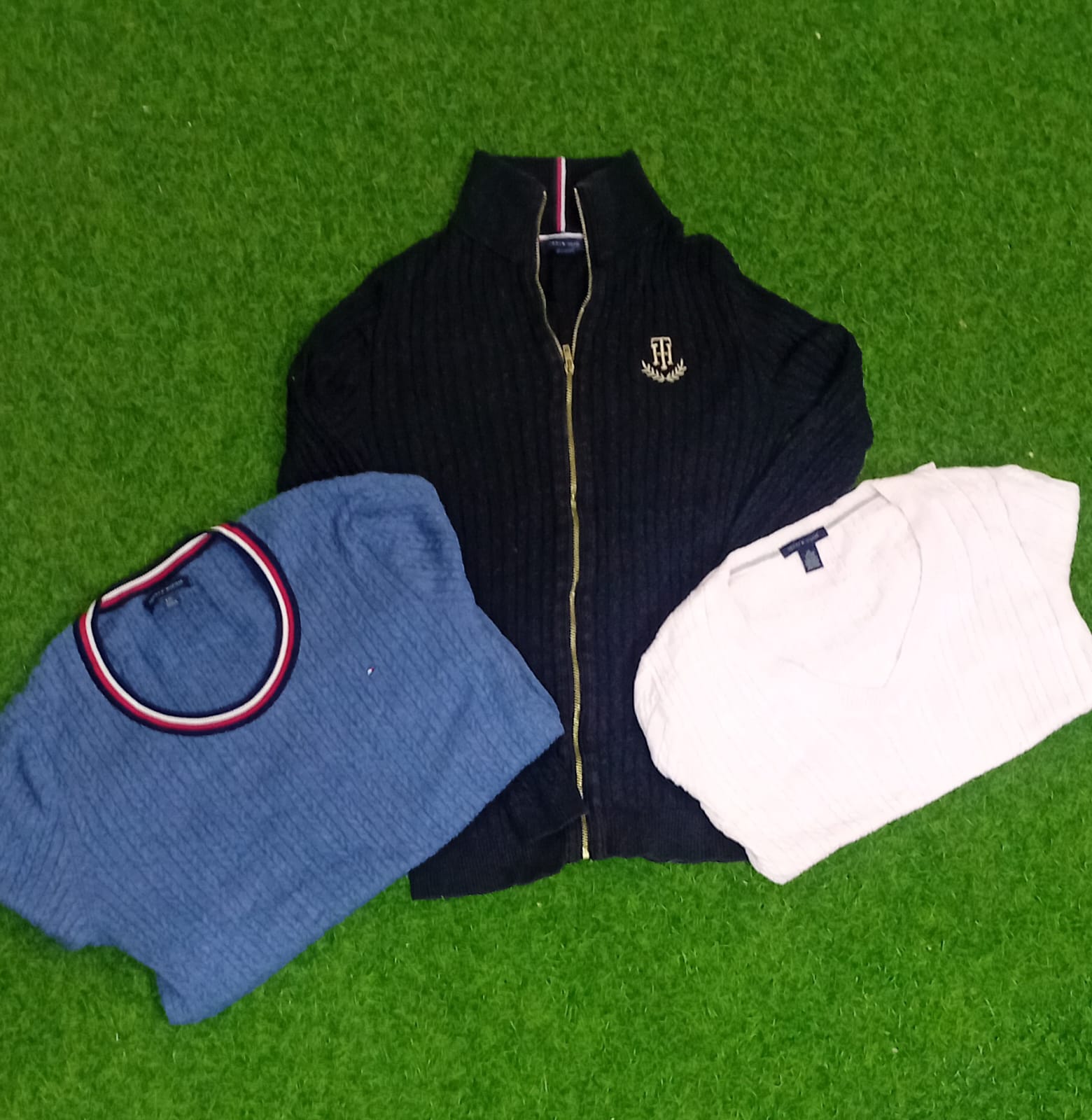 Tommy Hilfiger Pulls en Câble 15 pcs