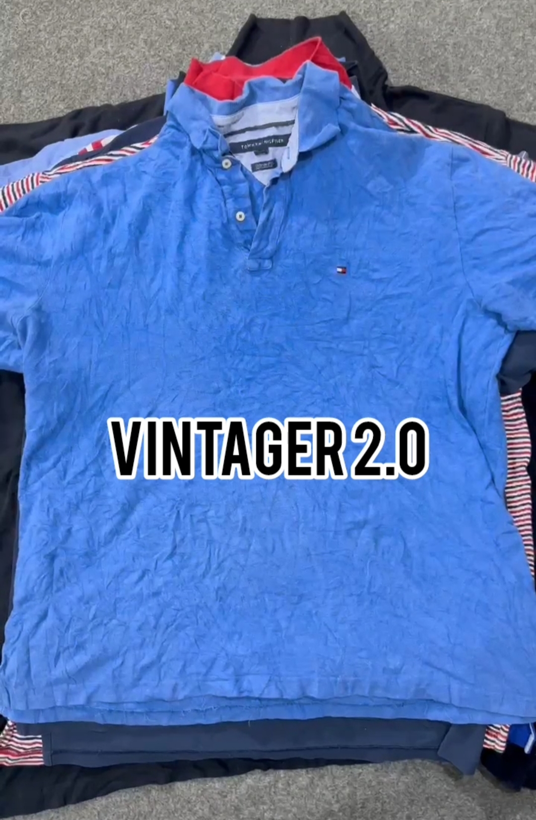 Autênticas Camisetas de Gola Tommy Hilfiger