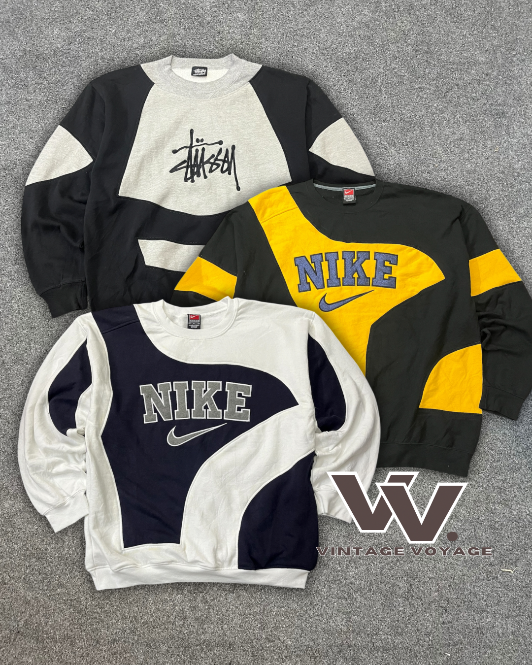 Nike-Stussy Rework-Style Sweatshirt MOQ 10 Stück #8525