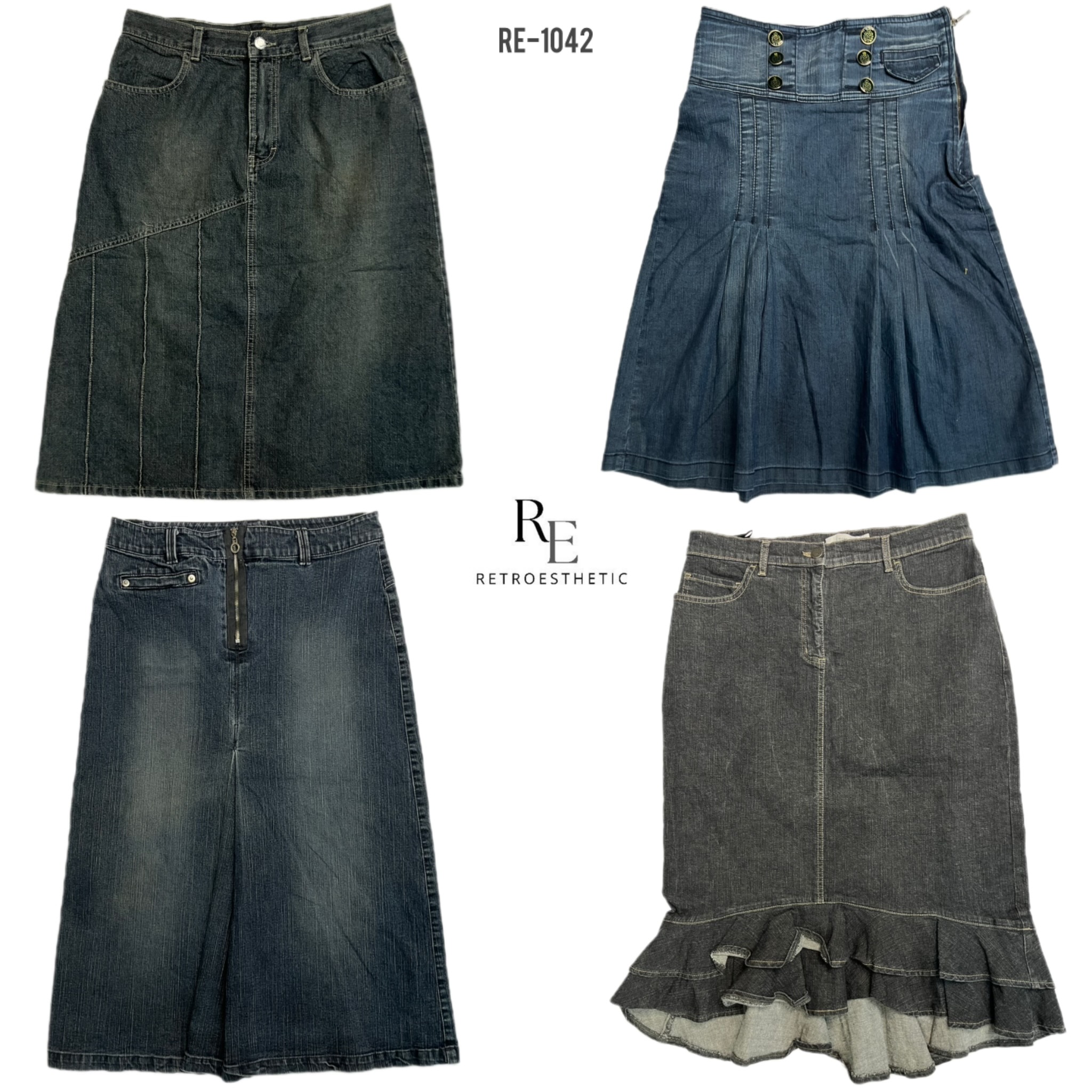 Jupes en jean Y2K IT Girl (RE-1042)
