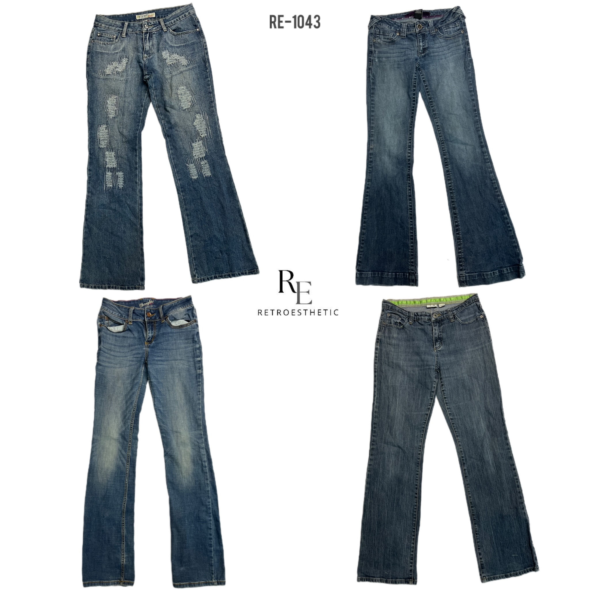 Y2K IT Girl Denim Jeans (RE-1043)