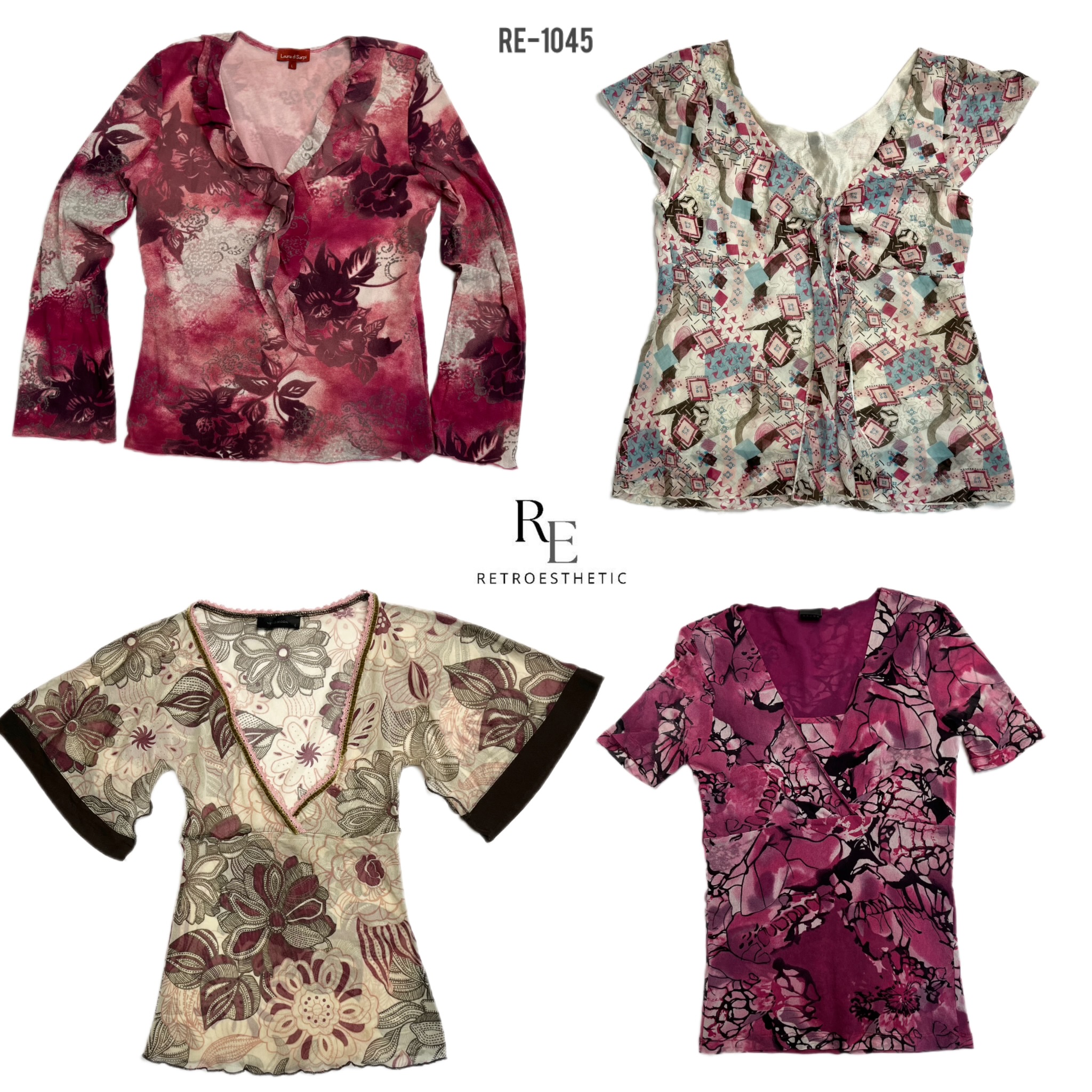 Y2K Pretty in Pink Mix Tops (RE-1045)