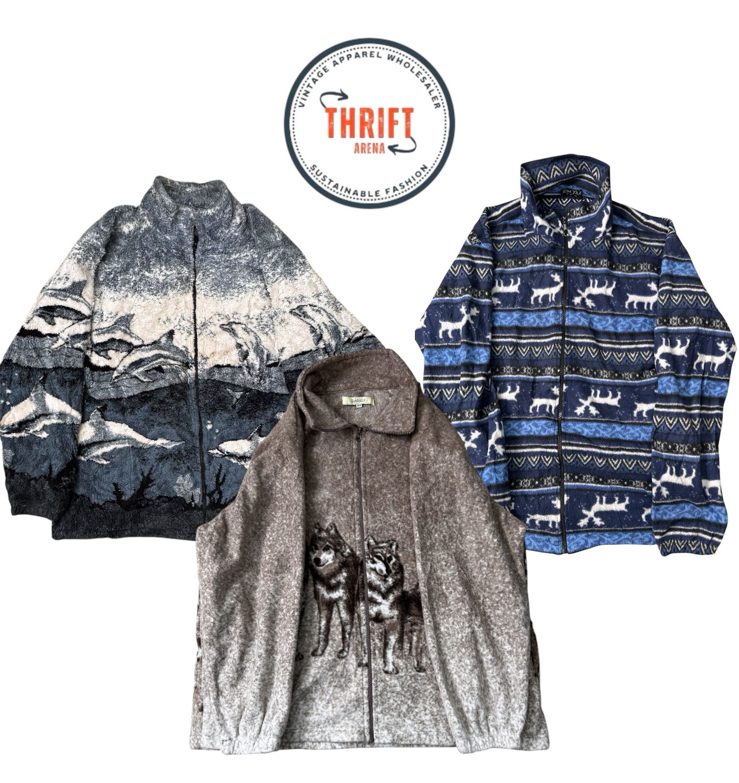 T969 Vestes en polaire Crazy 50 unités