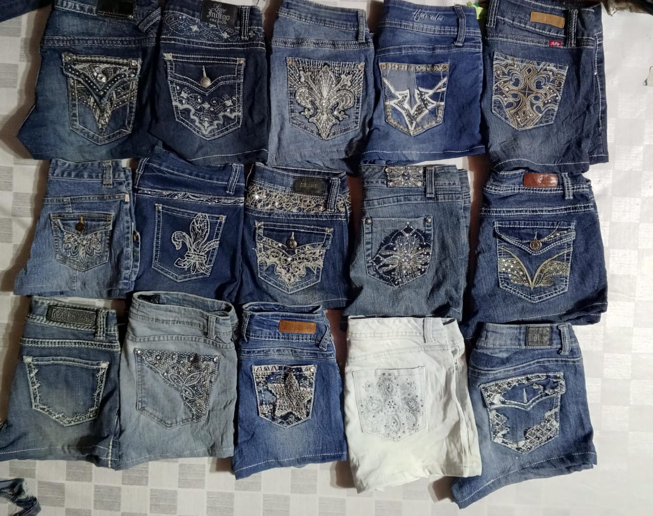 VIGOSS, ROCK ROLL WALLFLOWER MINI SHORTS (ID 1018)
