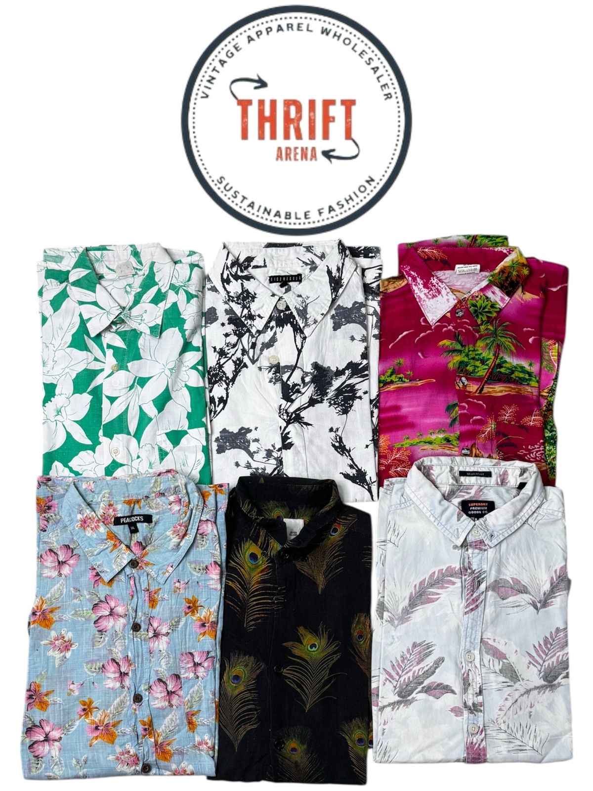 T975 Hawaiian Shirts 10PCs
