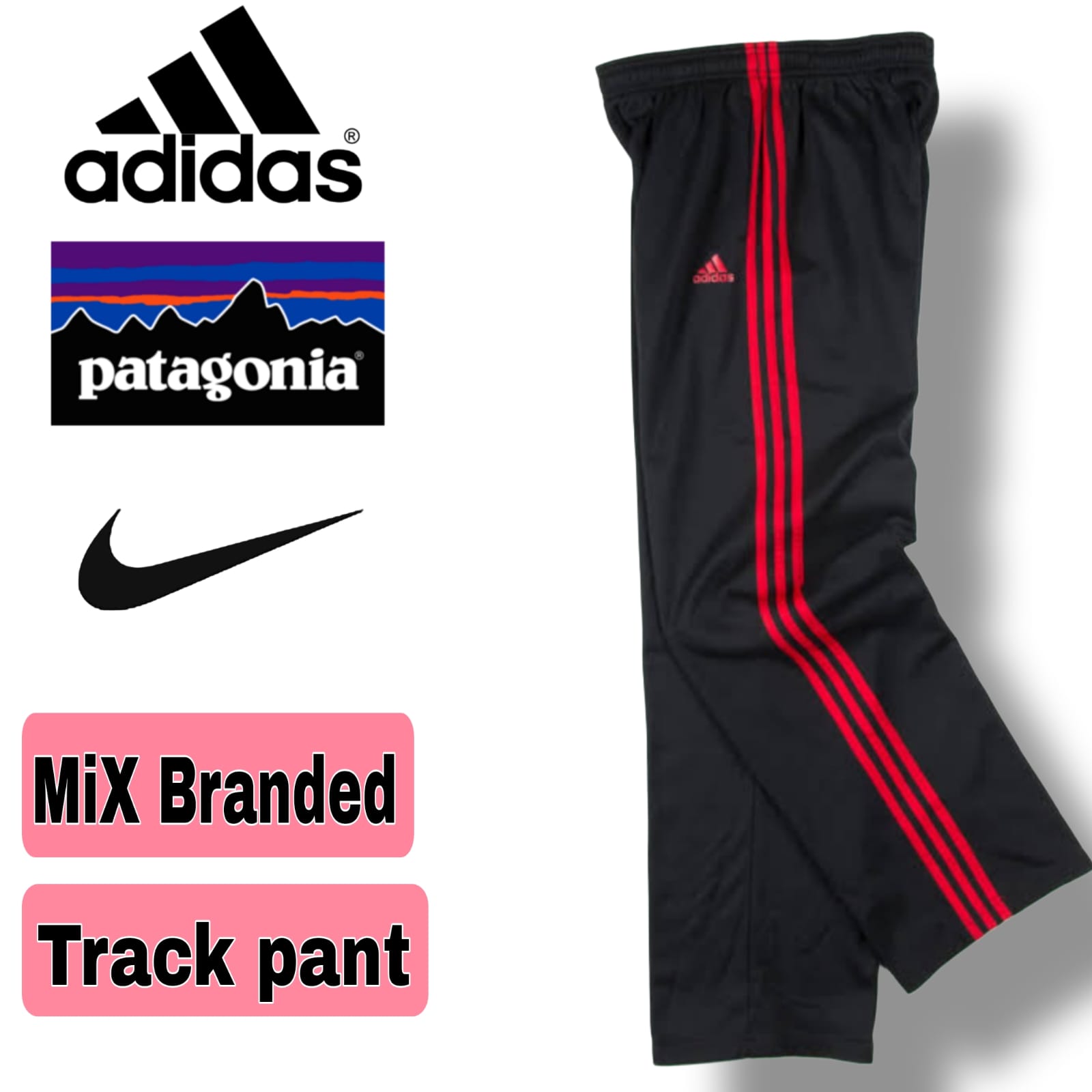 Branded track pants