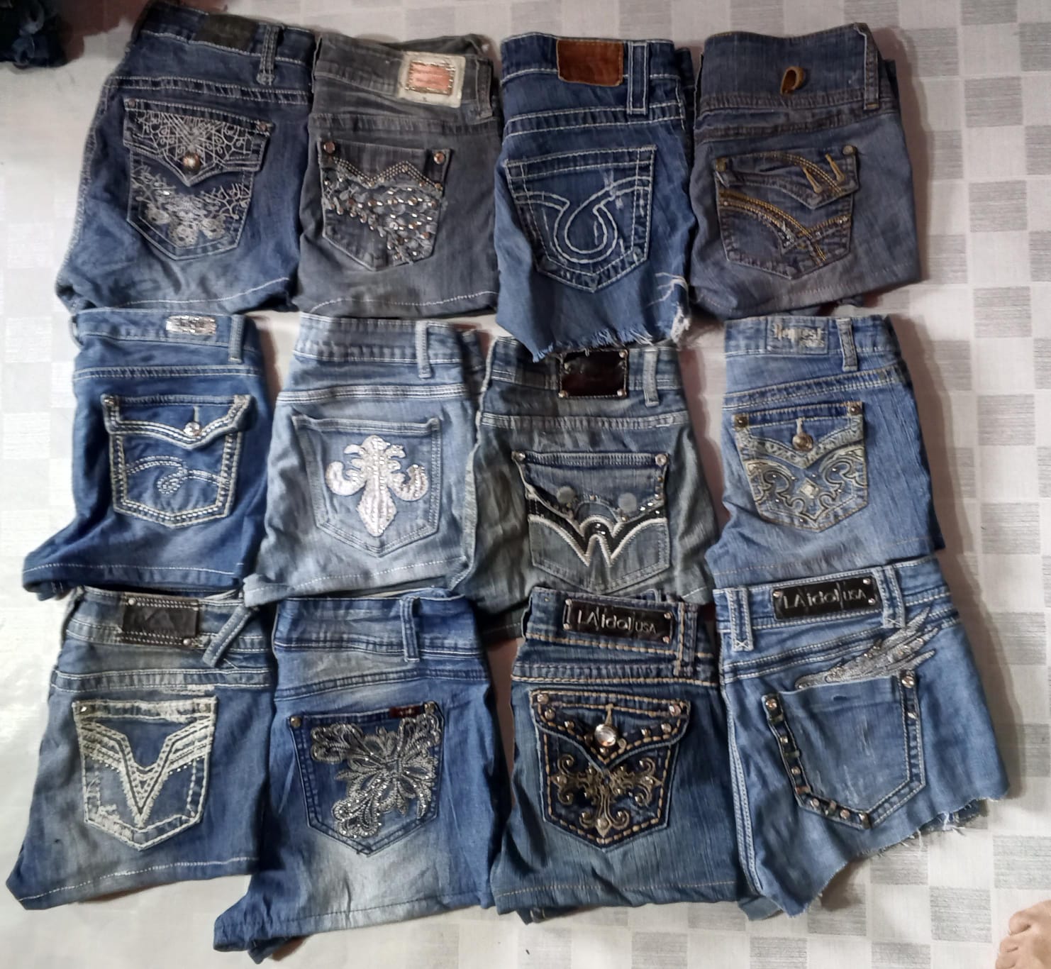 VIGOSS, L. A. IDOLS USA, ANGEL, ALMOST FAMOUS MINI SHORTS (ID 1022)