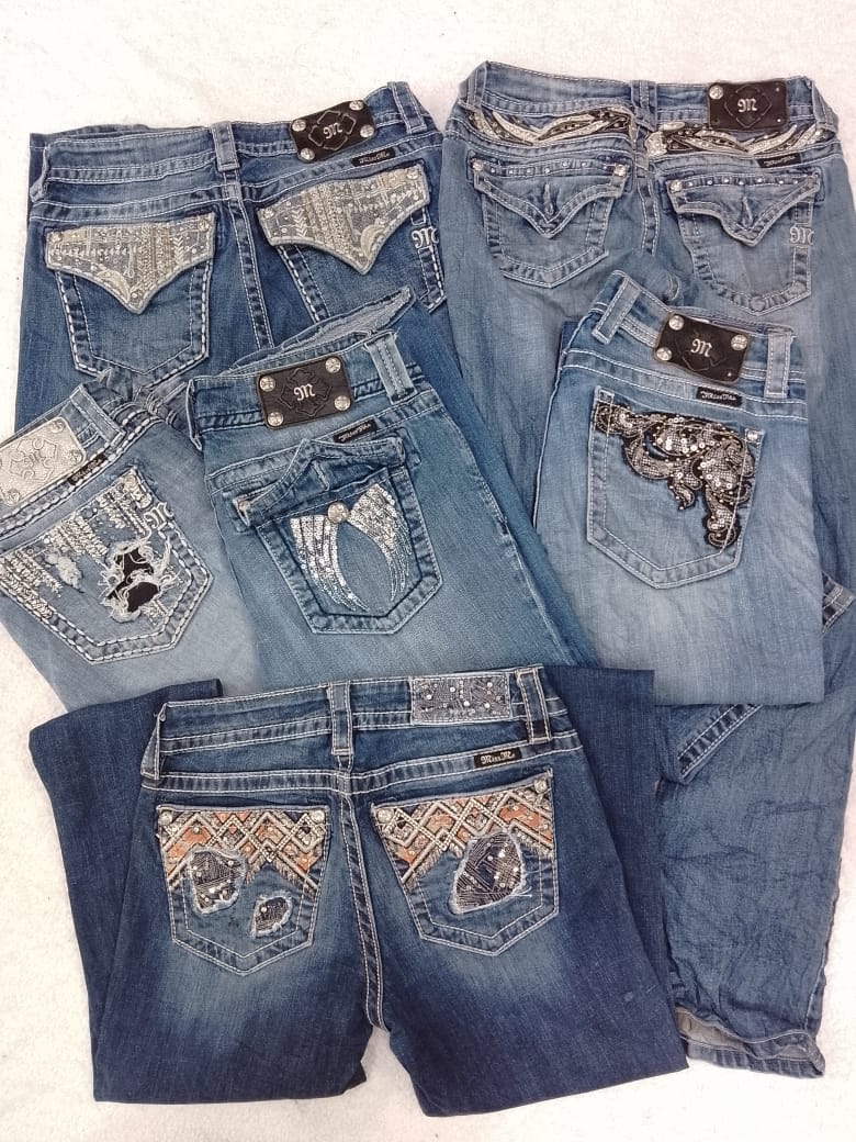 CR4330 Miss Me Pantalones Vaqueros de Campana y Rectos - 18 Pzas